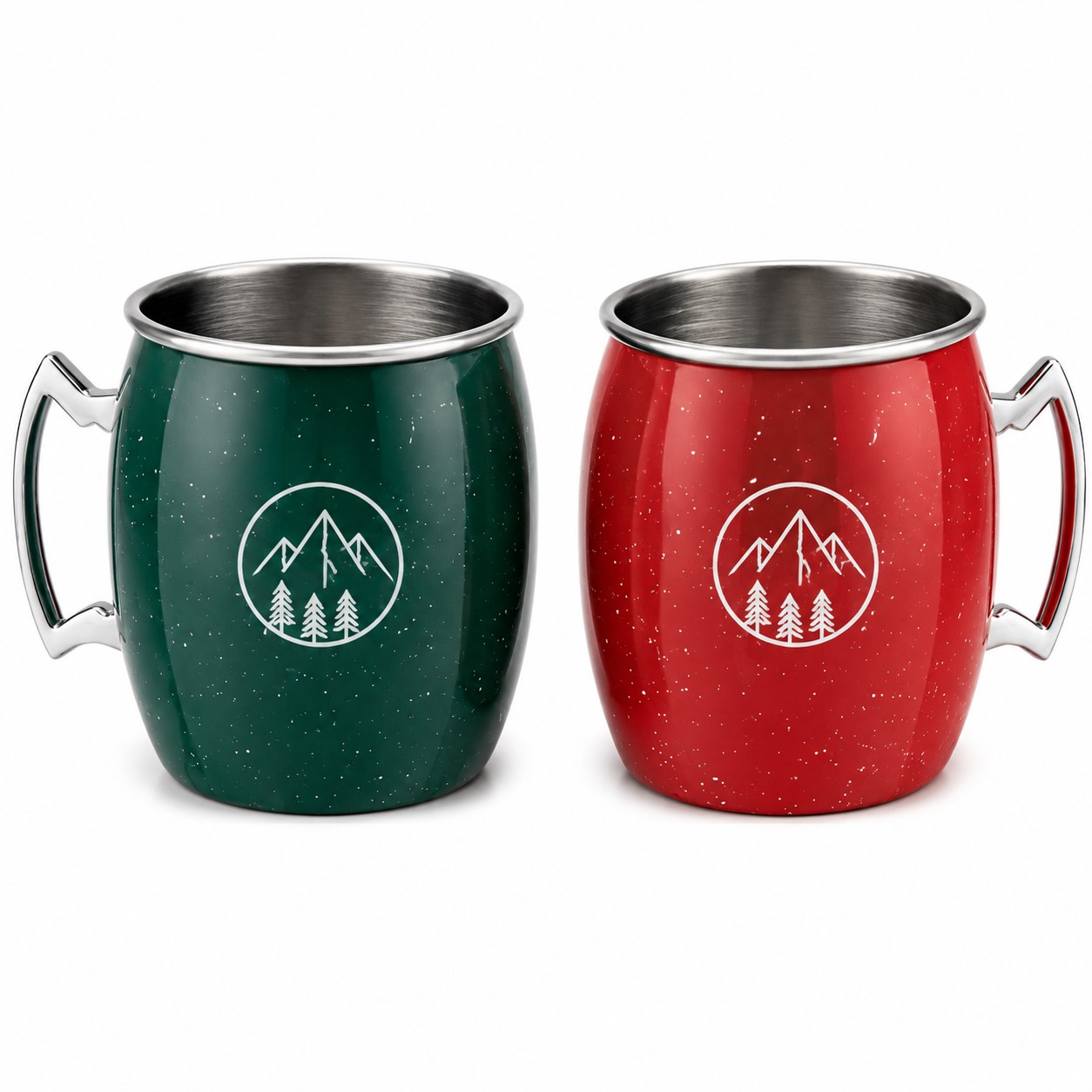 Speckled 17 Oz Stainless Steel Moscow Mule Mug