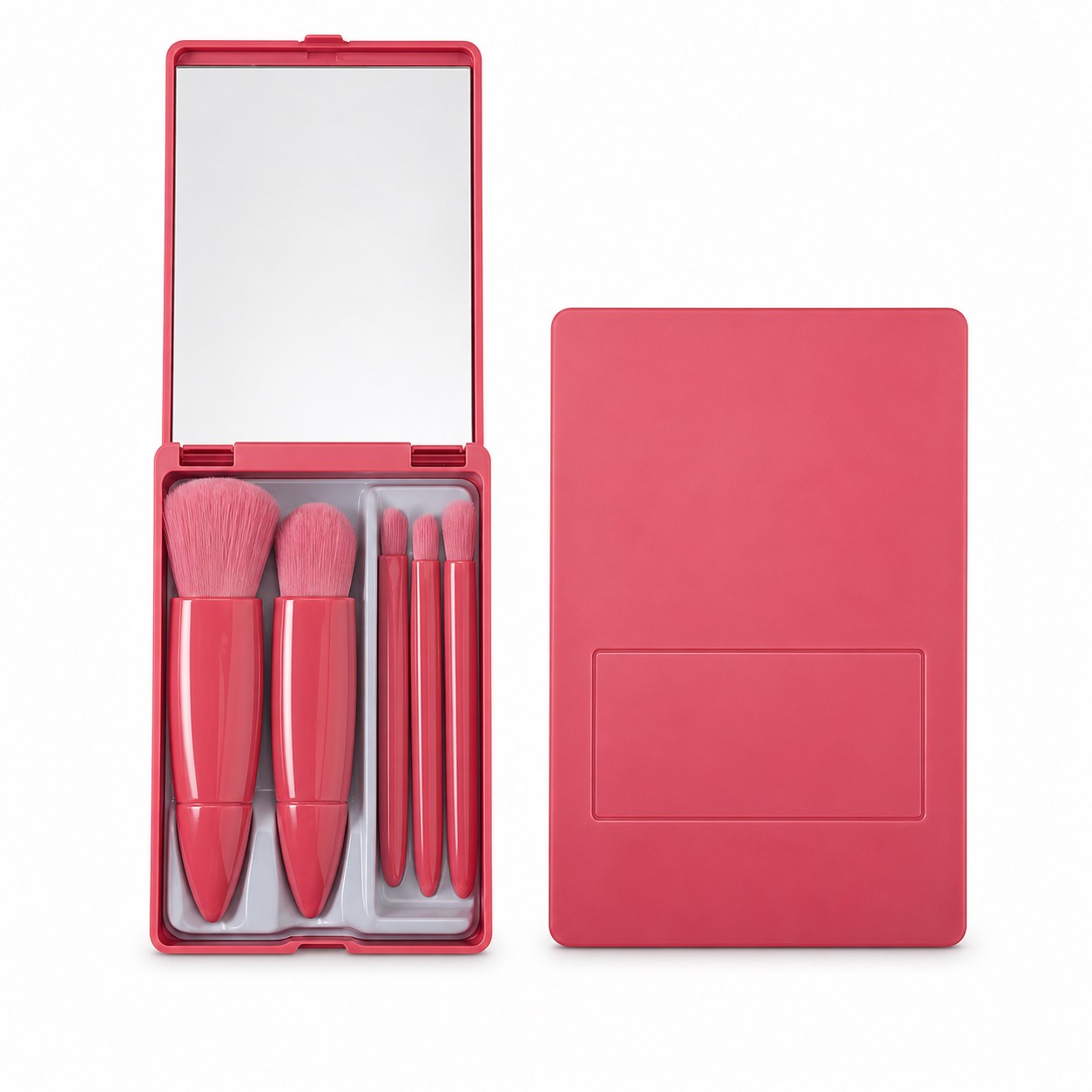 Compact Mirror Makeup Brush Kit — view 2