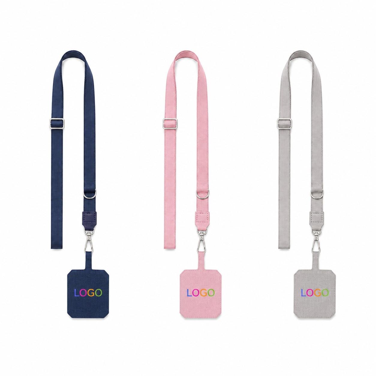 Adjustable Nylon Crossbody Phone Lanyard