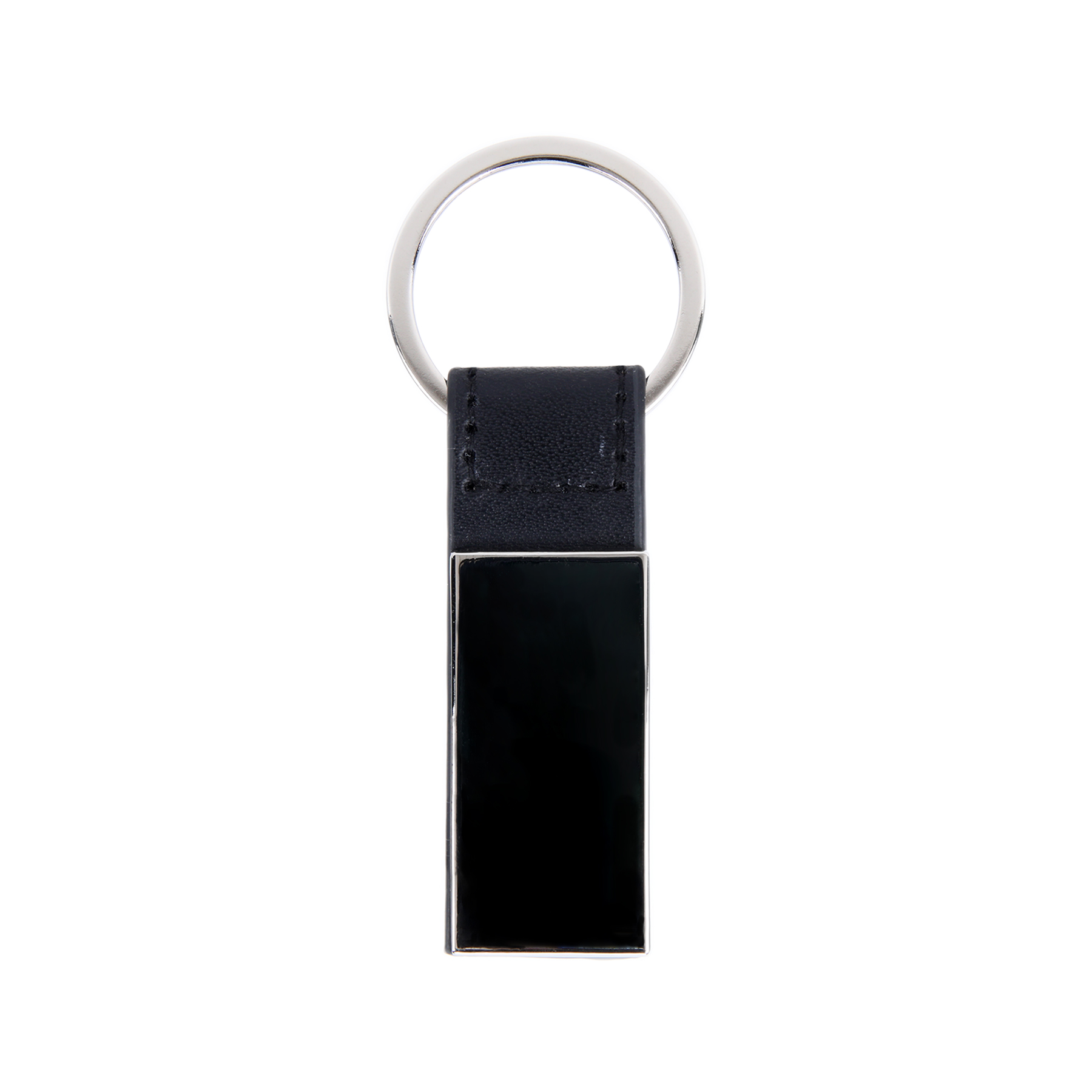 Executive Zinc Alloy PU Key Ring — view 2