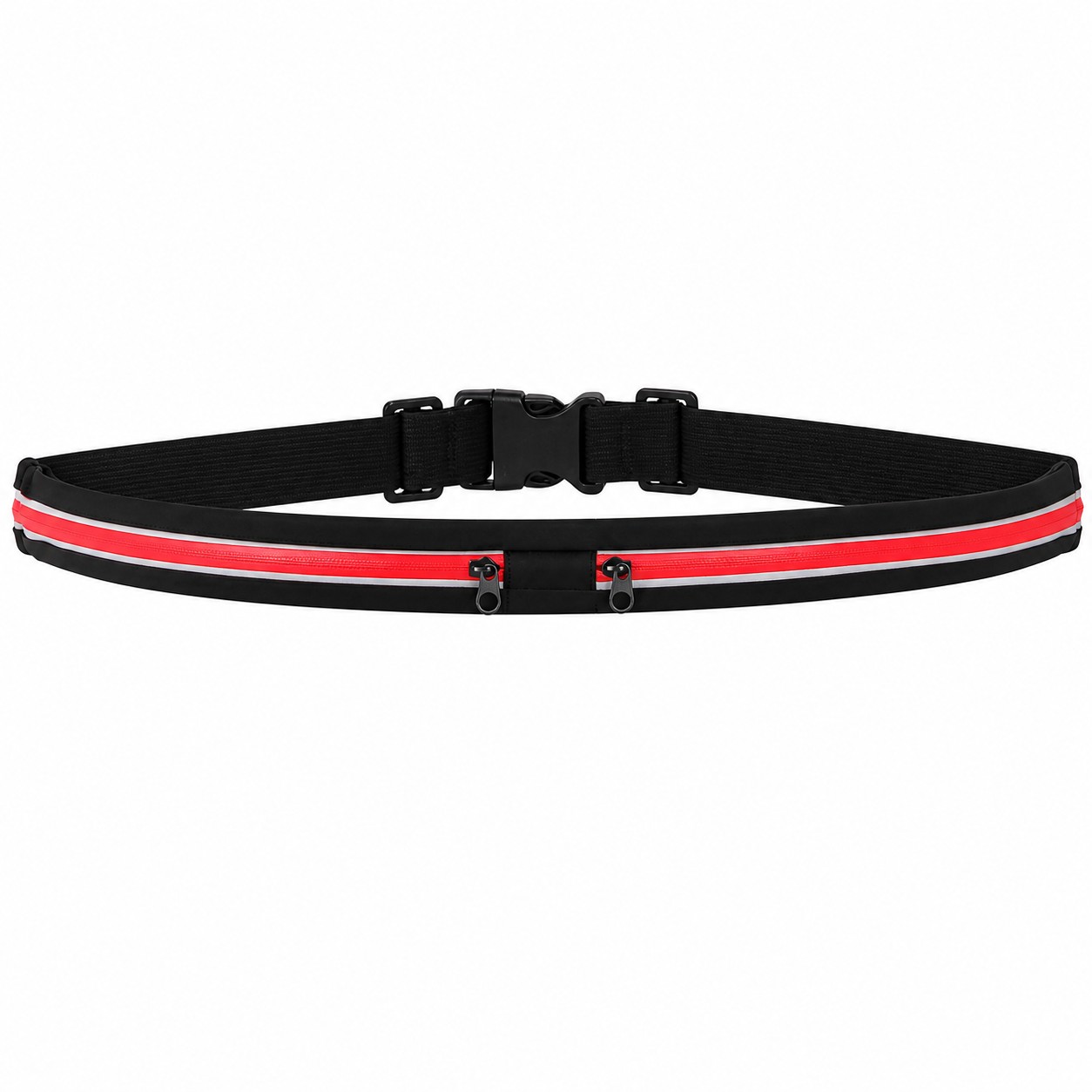 Reflective Polyester Dual Zip Running Waist Pack — view 2