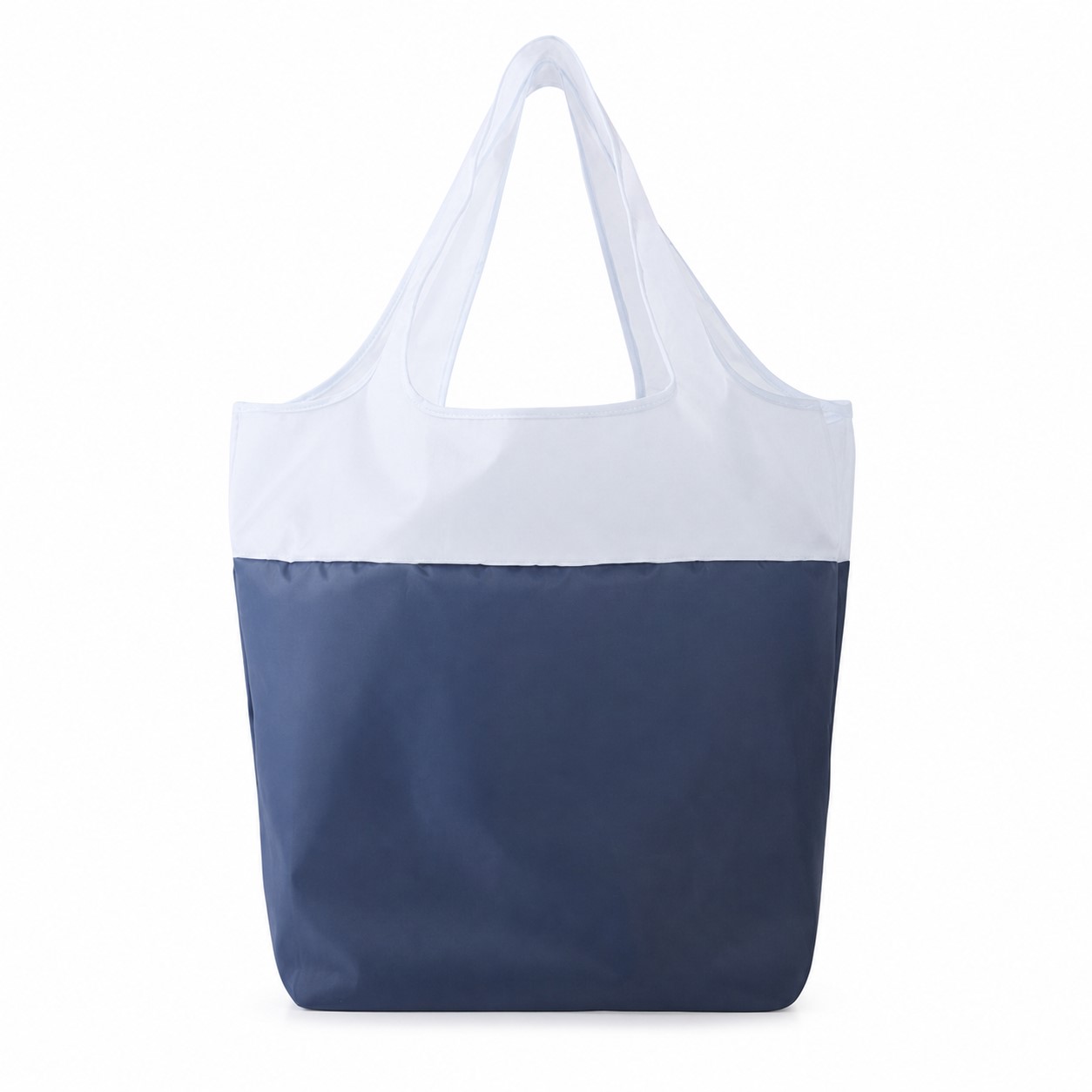 Waterproof Recycled Polyester Colorblock Tote Bag — view 2