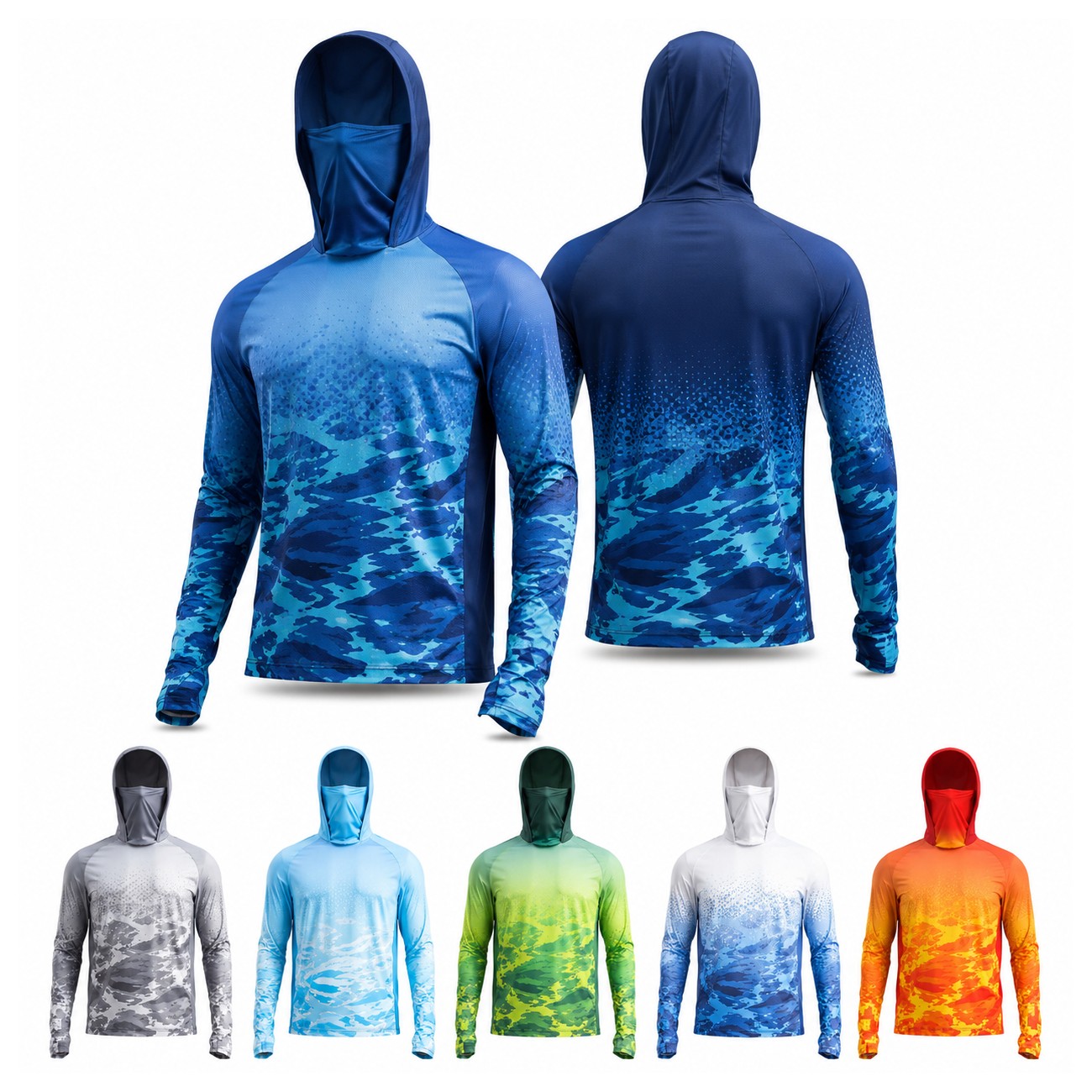 Polyester Spandex UPF Hoodie
