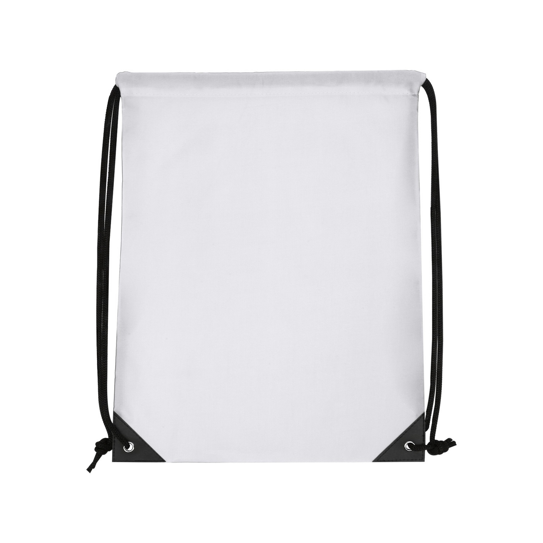 Metal Grommets Polyester Drawstring Bag — view 2