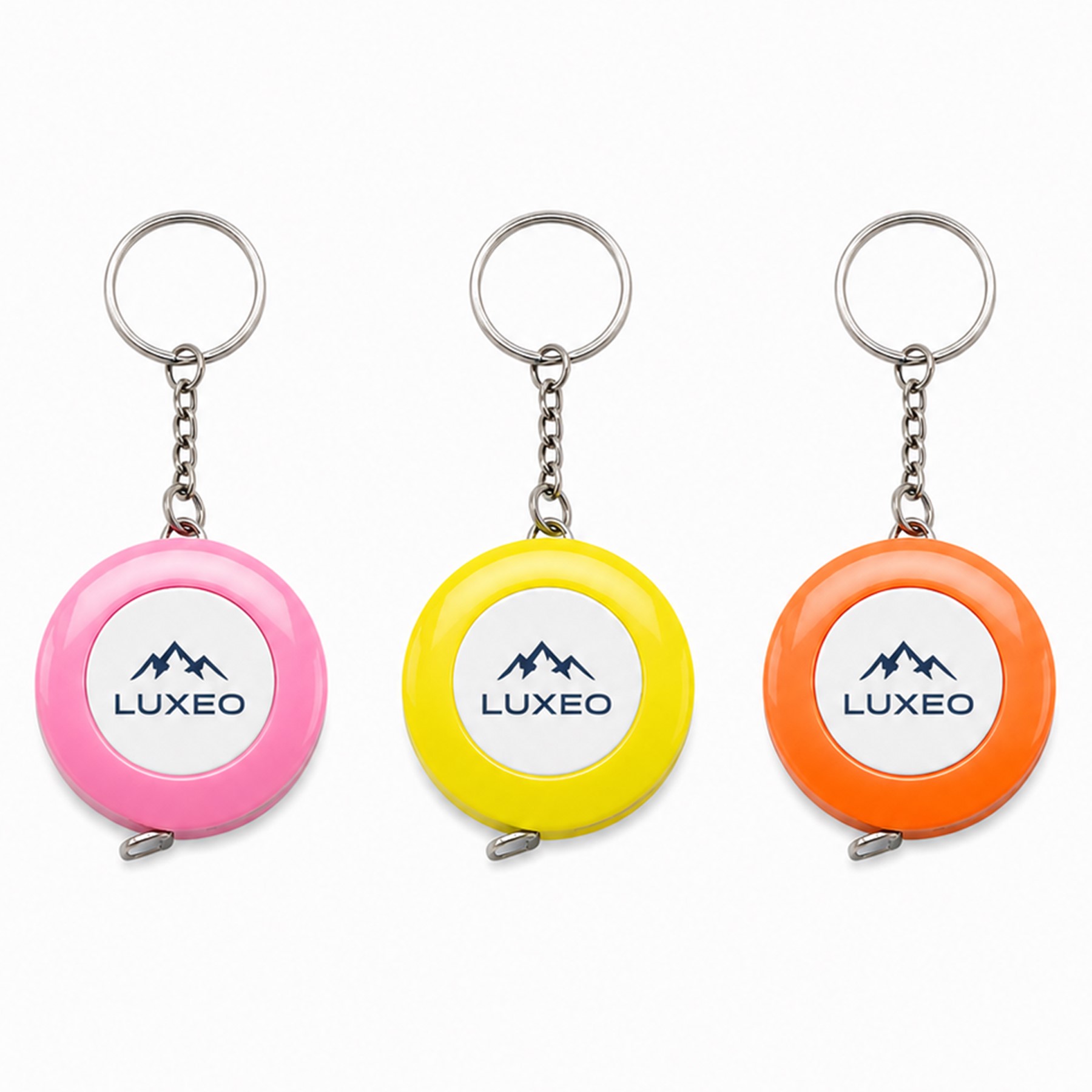 Retractable Round Tape Measure Keychain