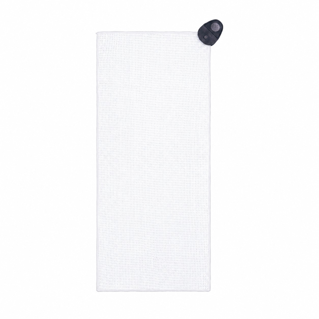 Magnetic Waffle Golf Towel — White