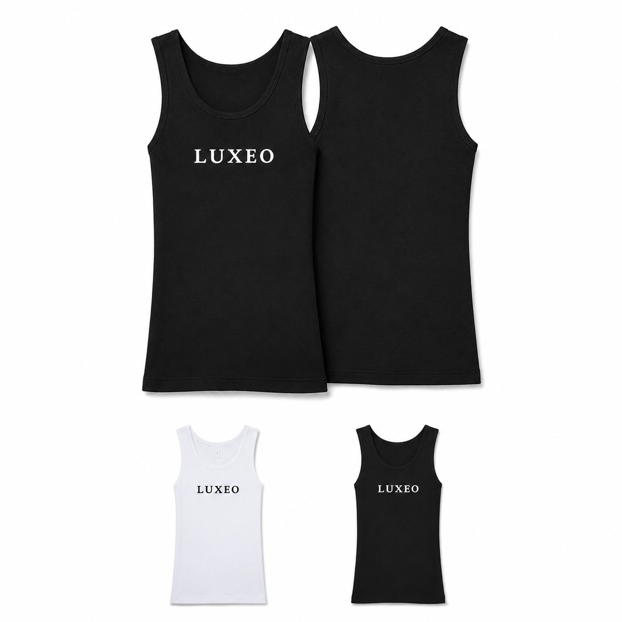 Ladies Baby Rib Sleeveless Cotton Tank