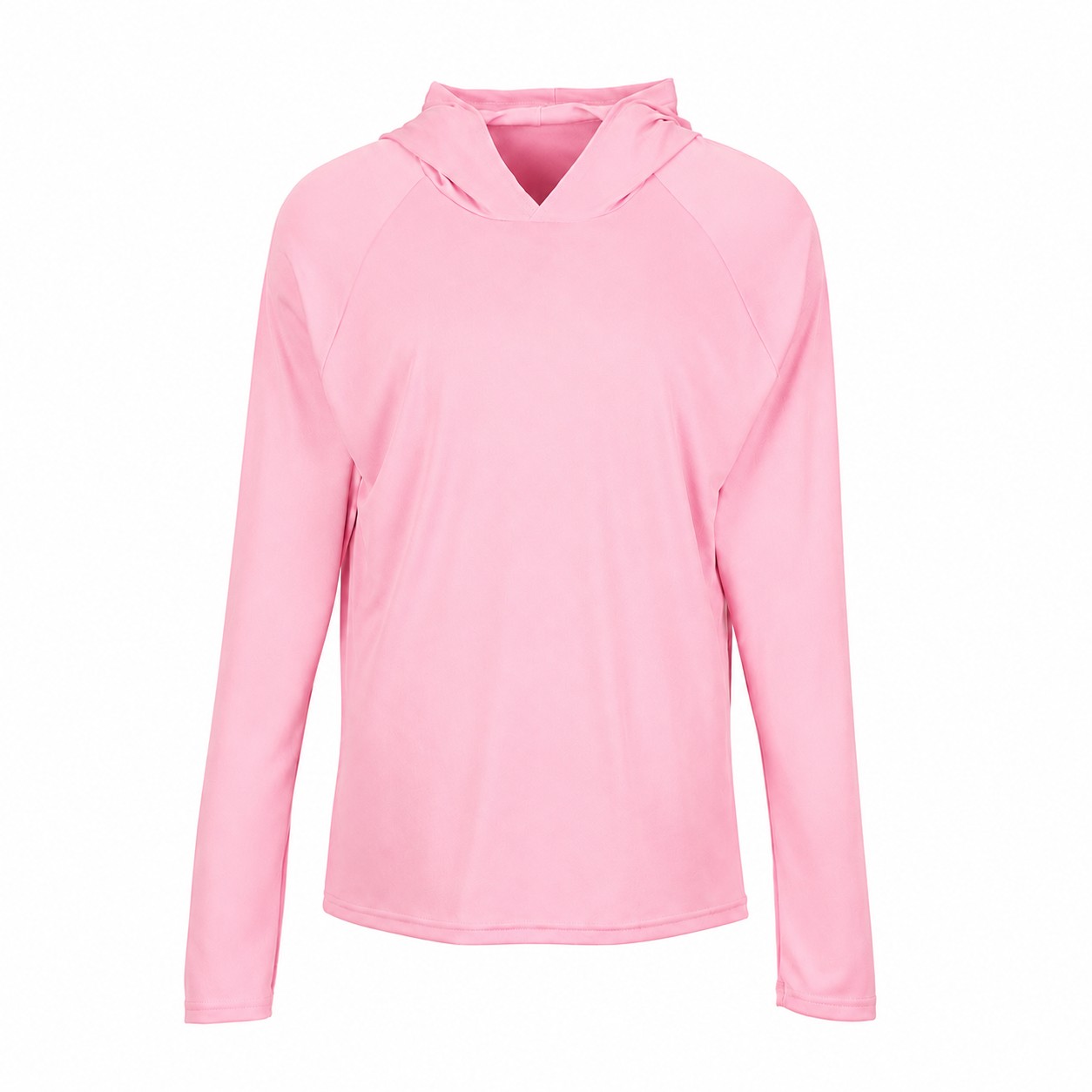 Performance Hooded Long Sleeve Shirt — Pink