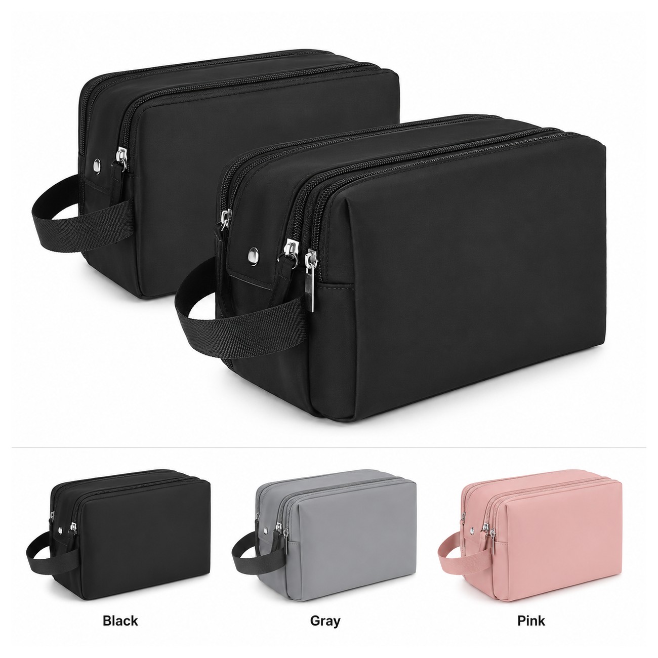 Nylon Roomy Toiletry Bag