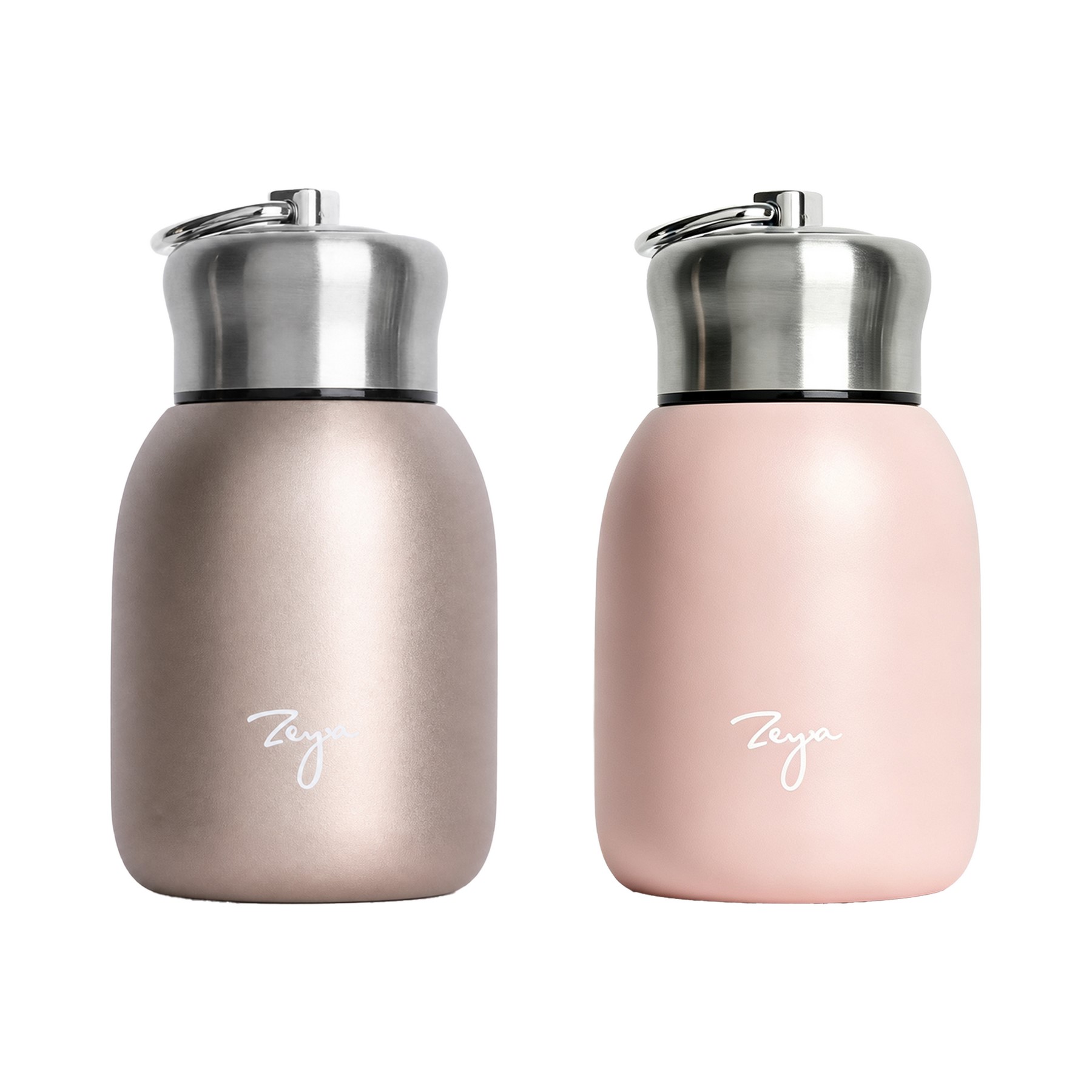 Compact 9 Oz Matte Stainless Steel Bottle