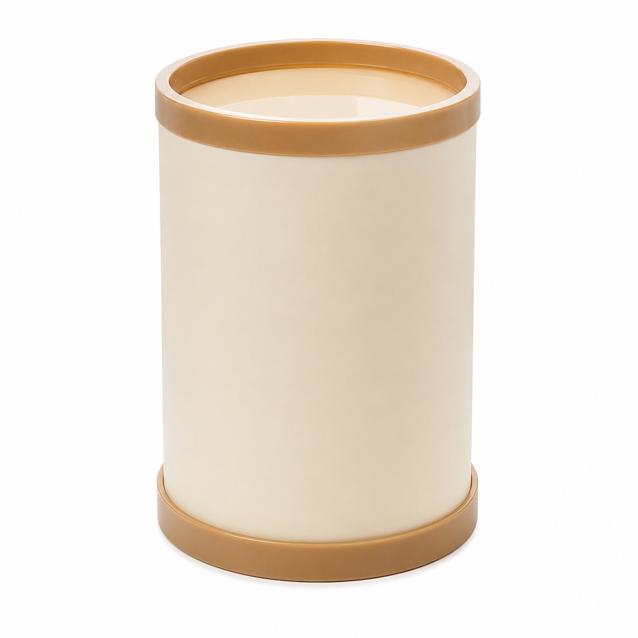 Cylindrical Plastic Pen And Pencil Cup — view 2