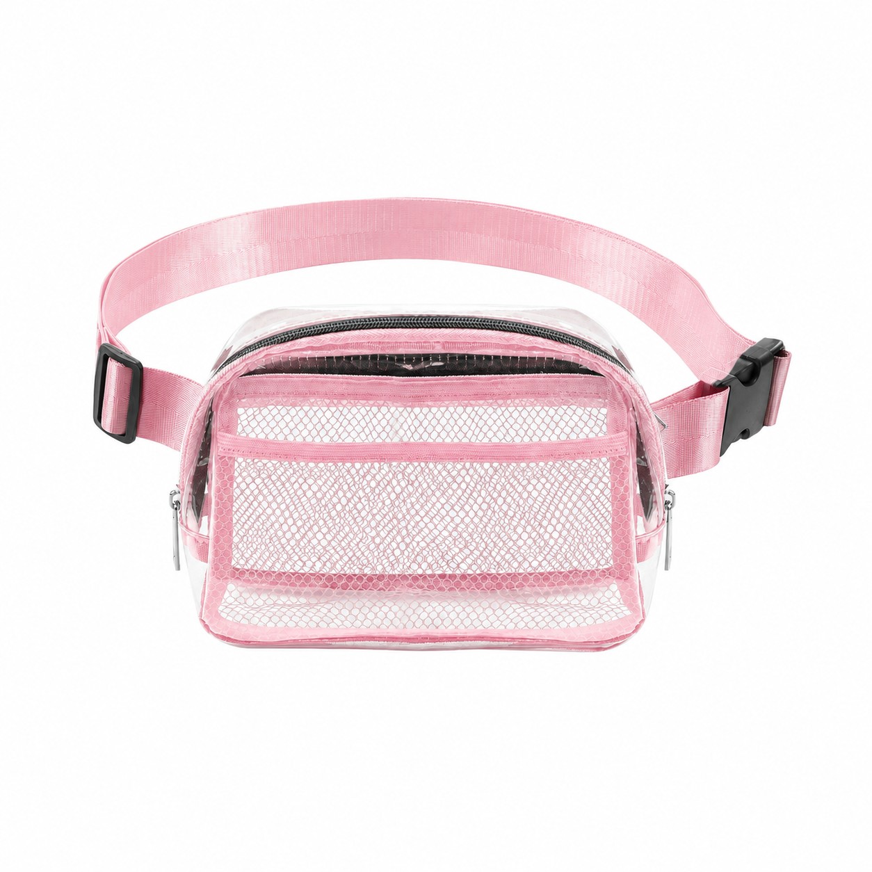 PVC Roomy Fanny Pack — Light Pink