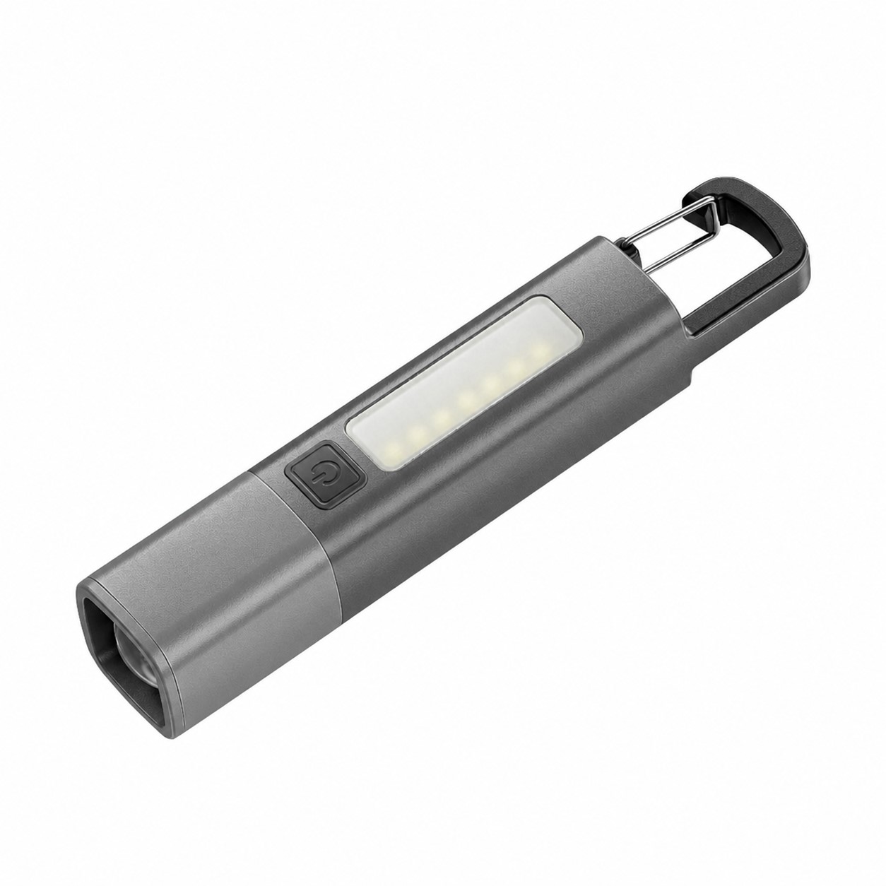 ABS Clip Flashlight Work Light — Gray