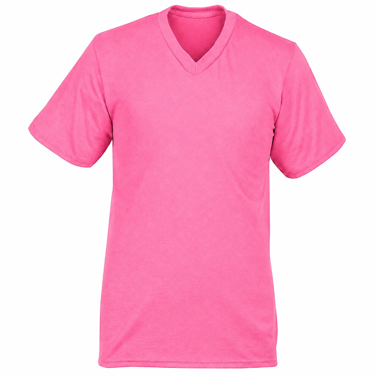 Classic Cotton V Neck Shirt — Pink