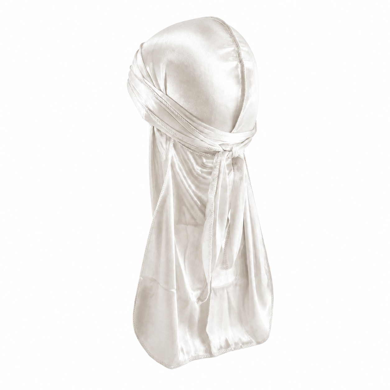 Polyester Pirate Head Wrap Scarf — Off White