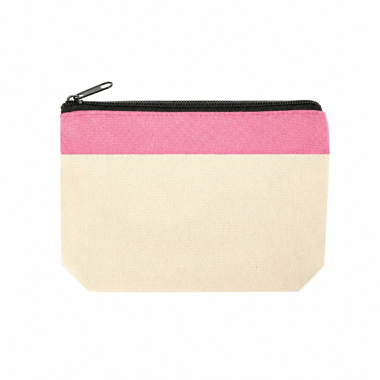 Zippered Storage Travel Pouch — Pink
