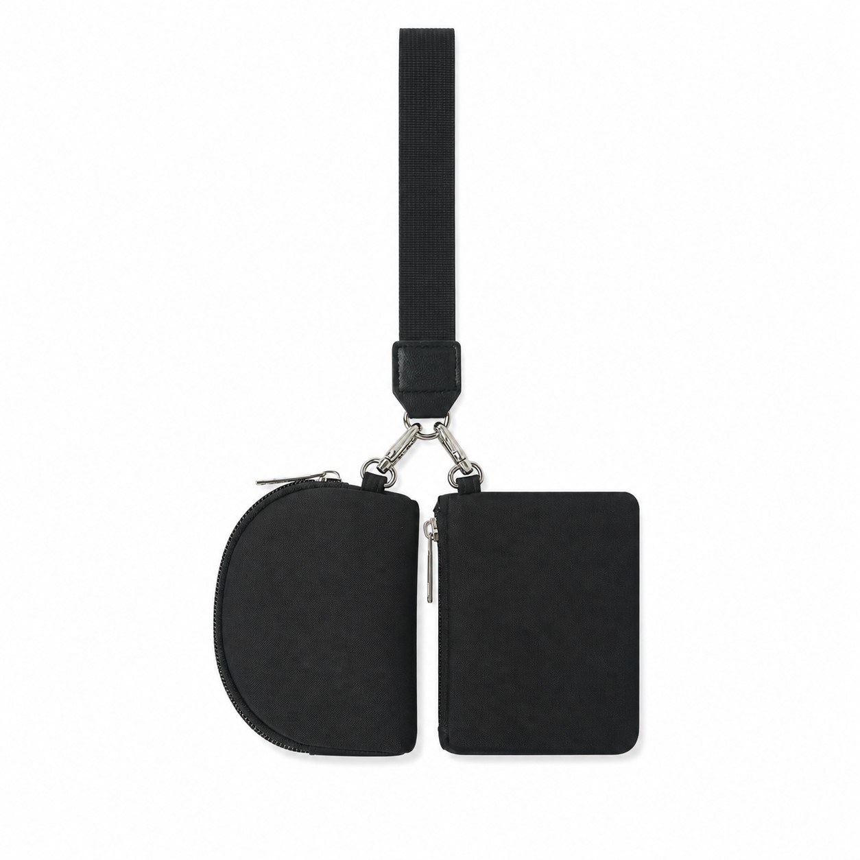 Polyester Wristlet Keychain Wallet With Zipper — view 2