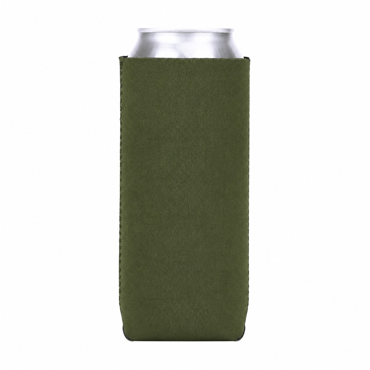 Tall Boy Neoprene Can Cooler — Army Green