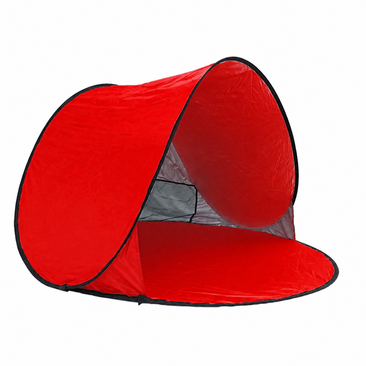 Polyester Pop Up Sun Shelter — Red