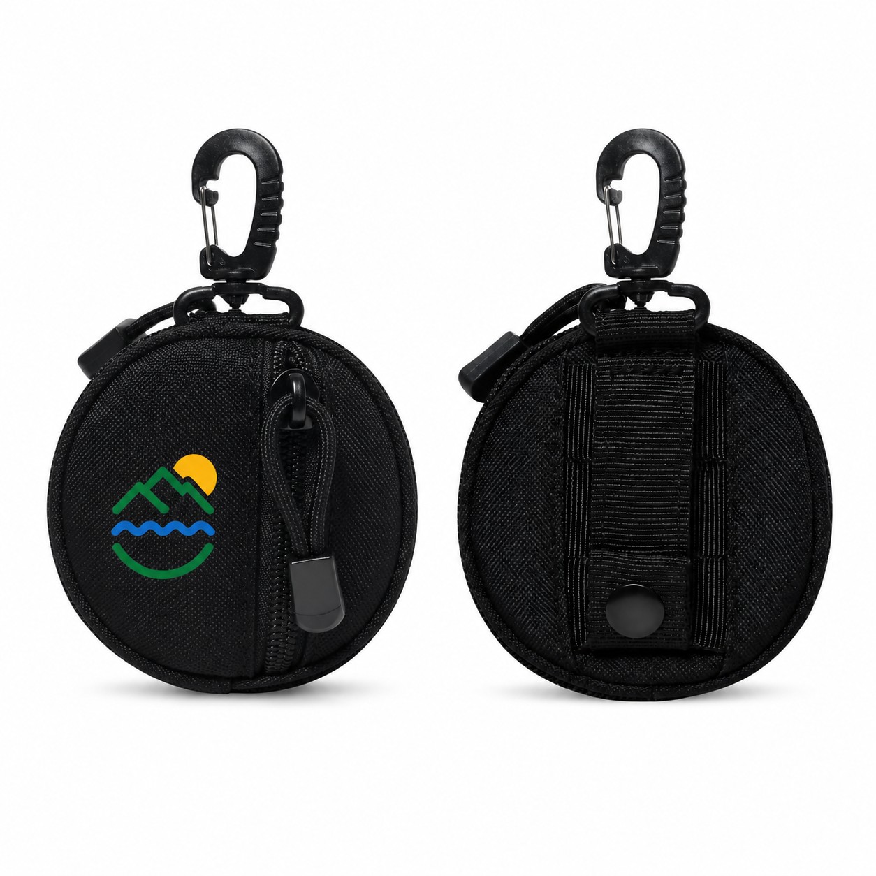 Round Oxford Coin Purse With Hook — view 1