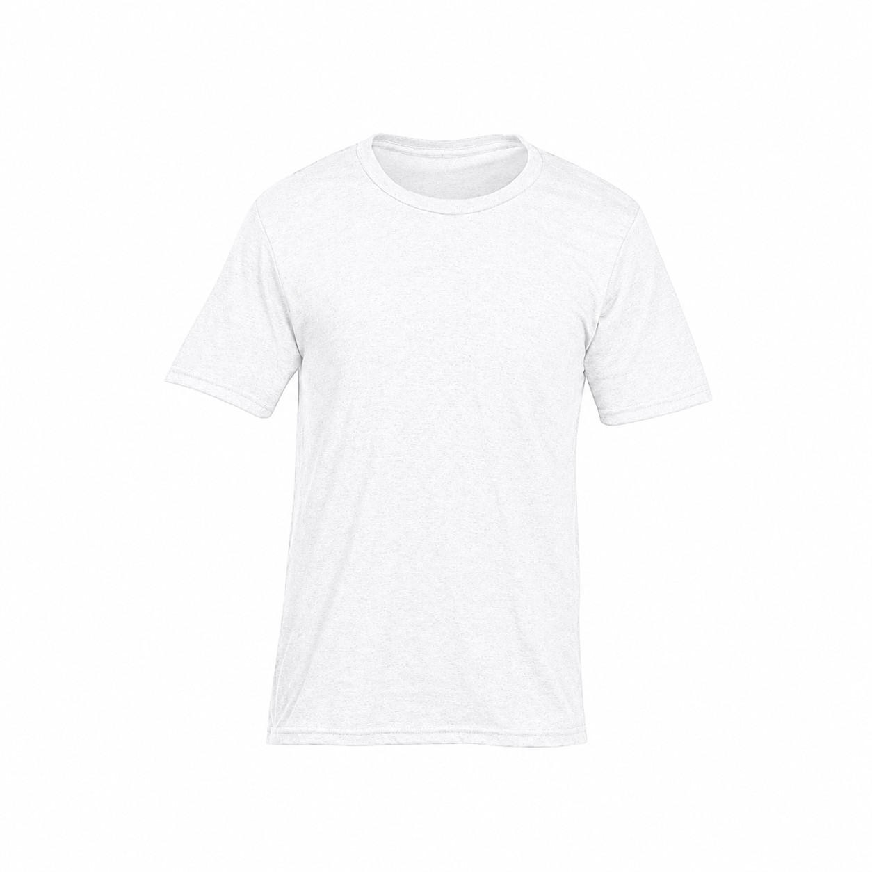Men's Cotton Polyester Blend T-Shirt — White