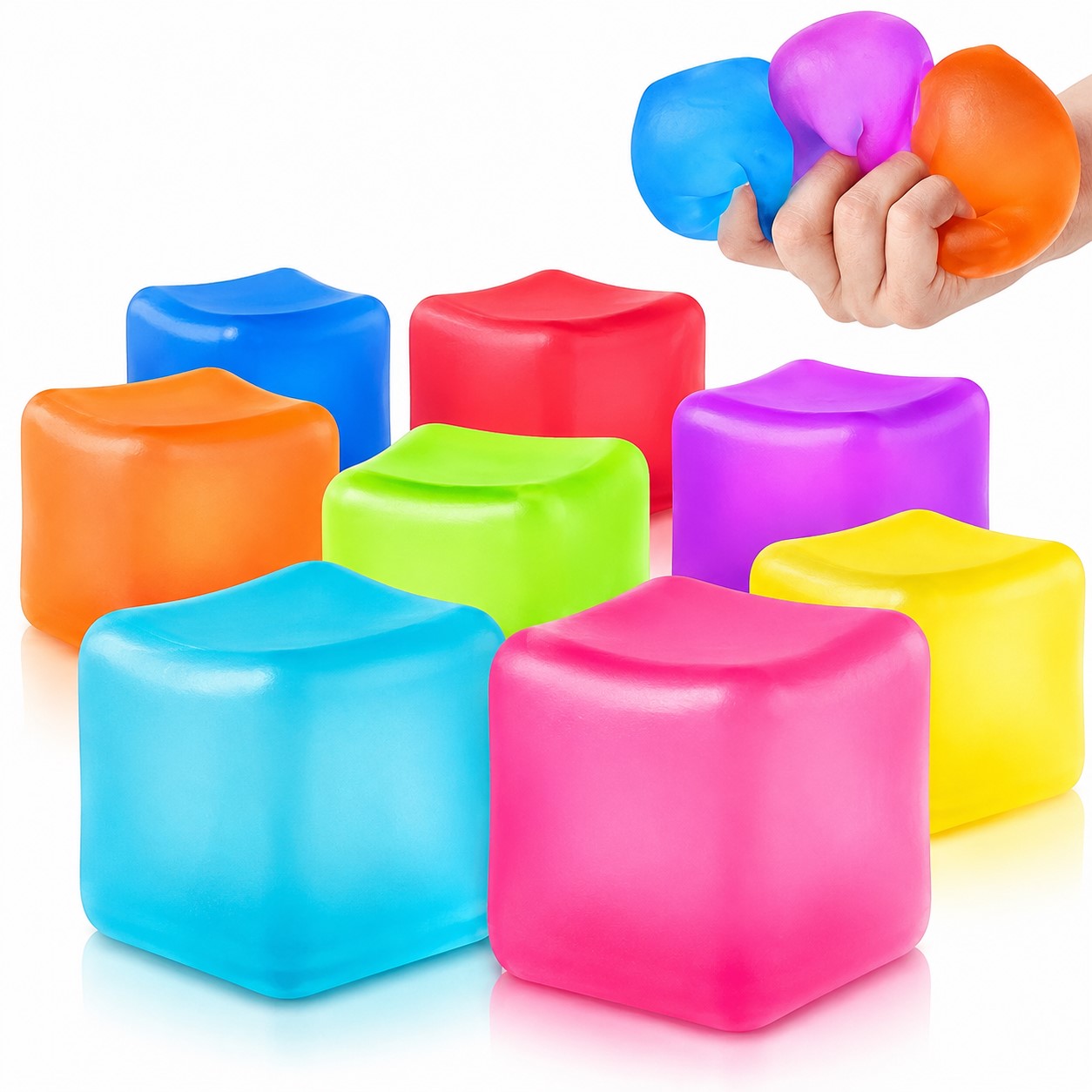 Custom Squishy Cube Stress Reliever Toy