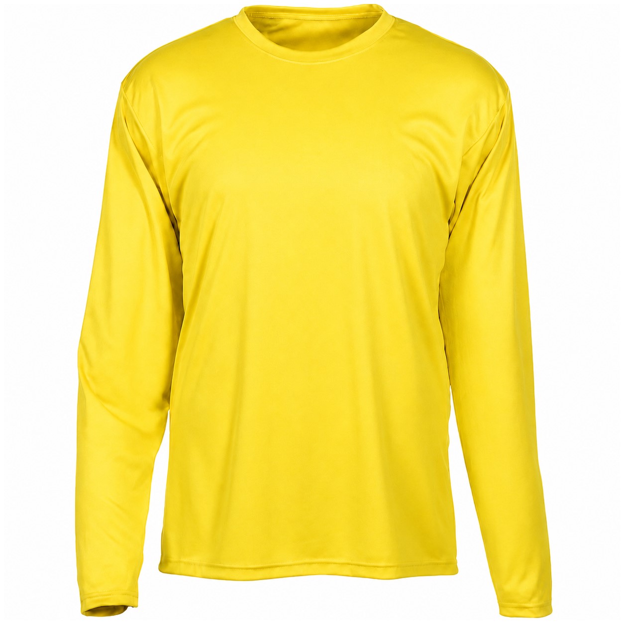 Recycled Polyester Cooling Tee — Yellow