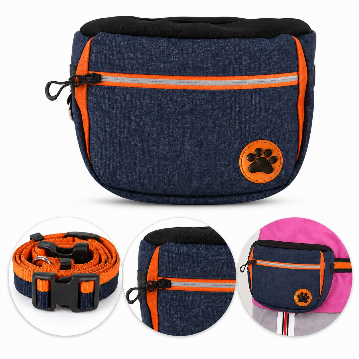 Oxford Dog Treat Training Waist Pouch