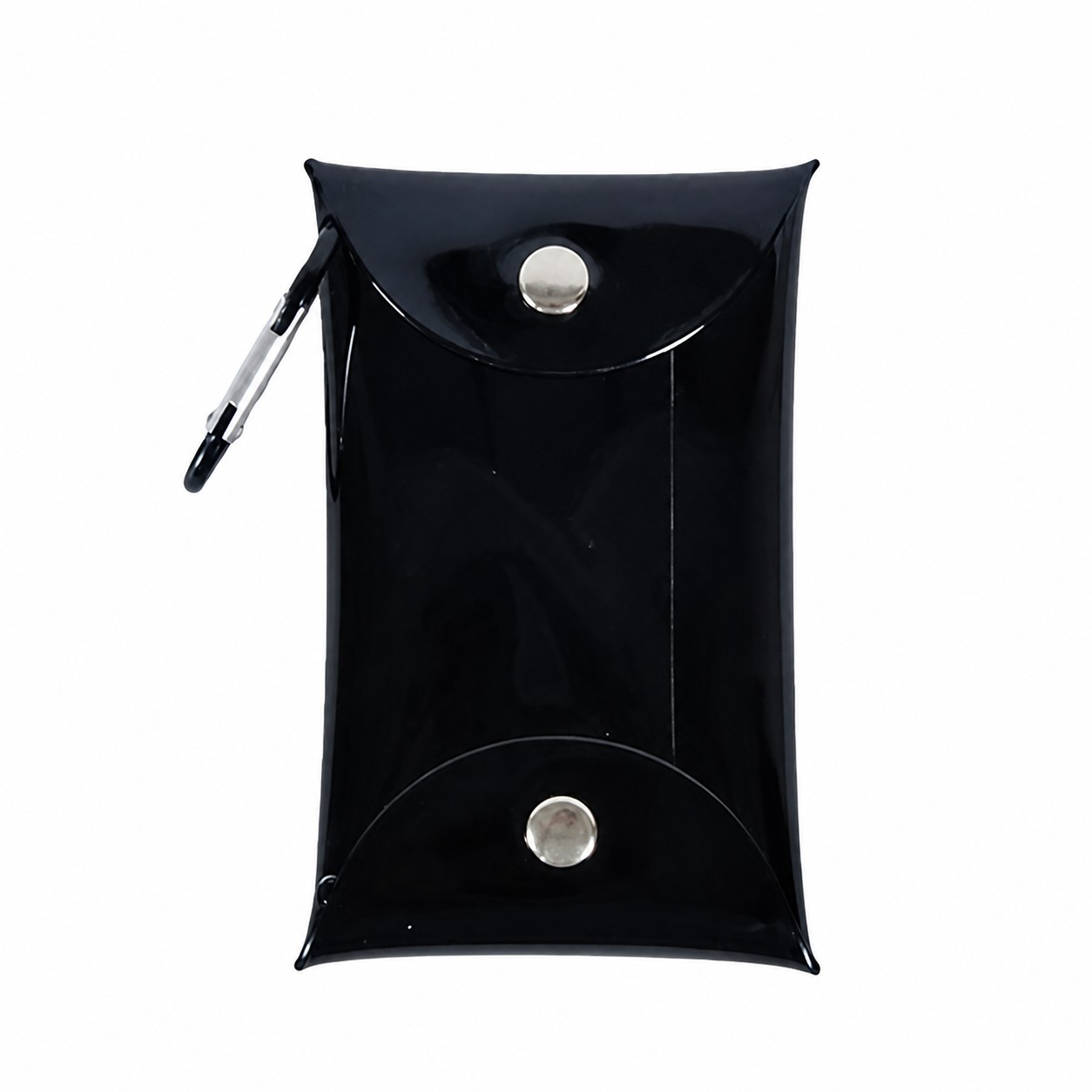 Transparent PVC Coin Purse With Clip — view 2