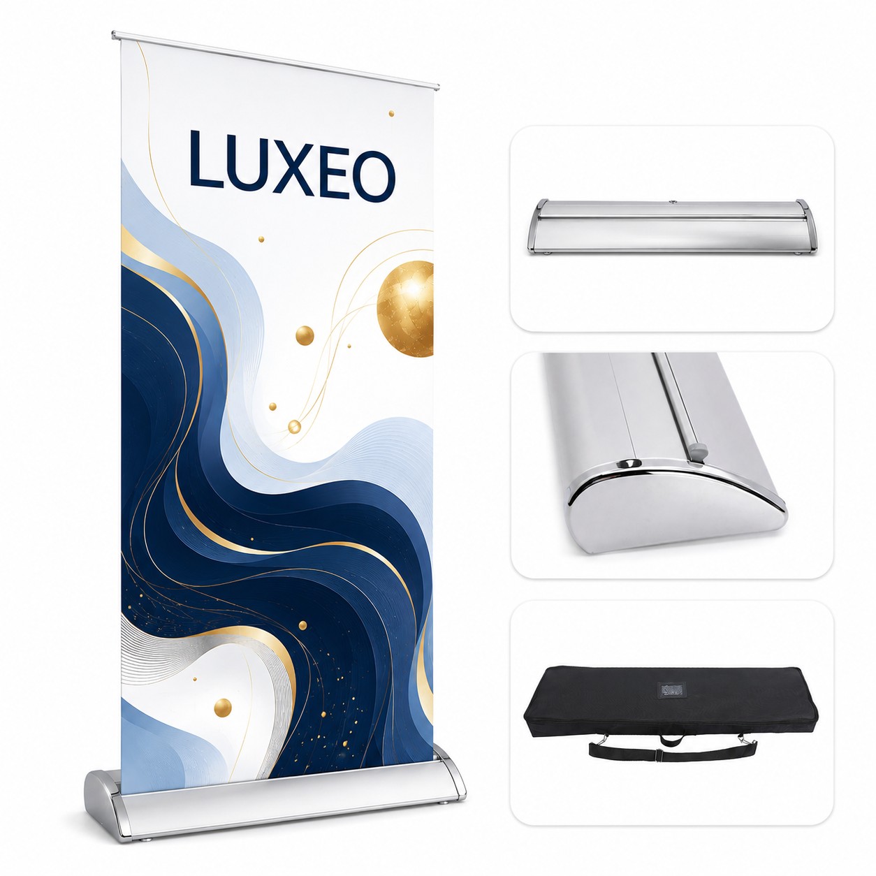 Aluminum Retractable Banner Stand Kit