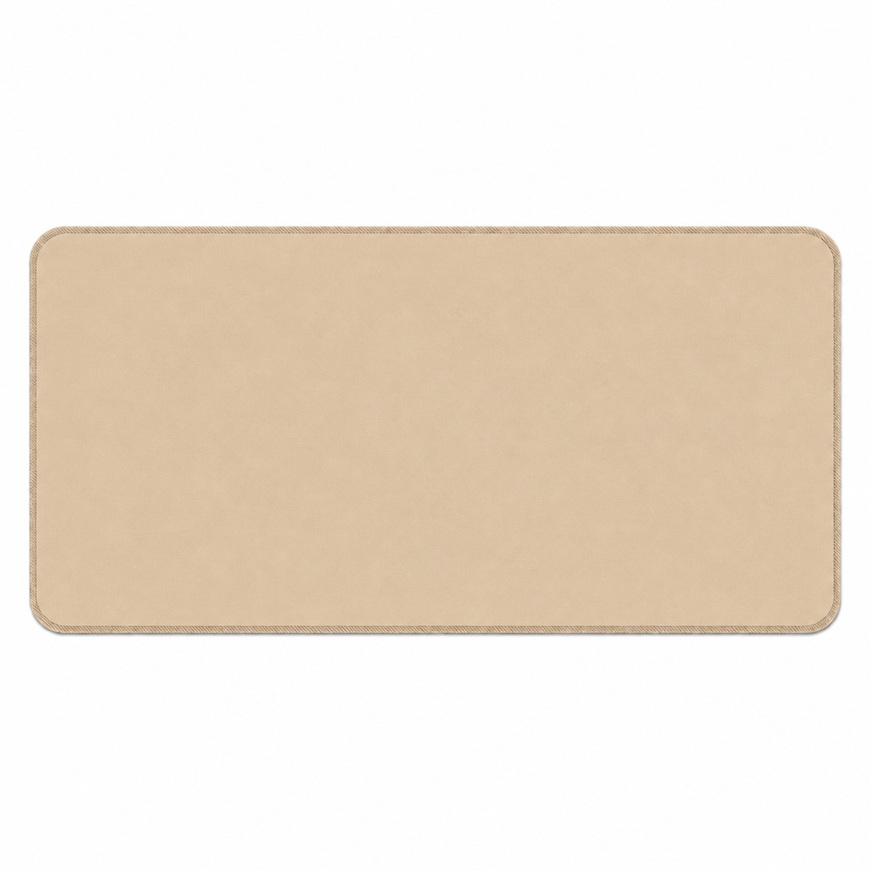 Large Fabric Counter Mat — Tan Beige