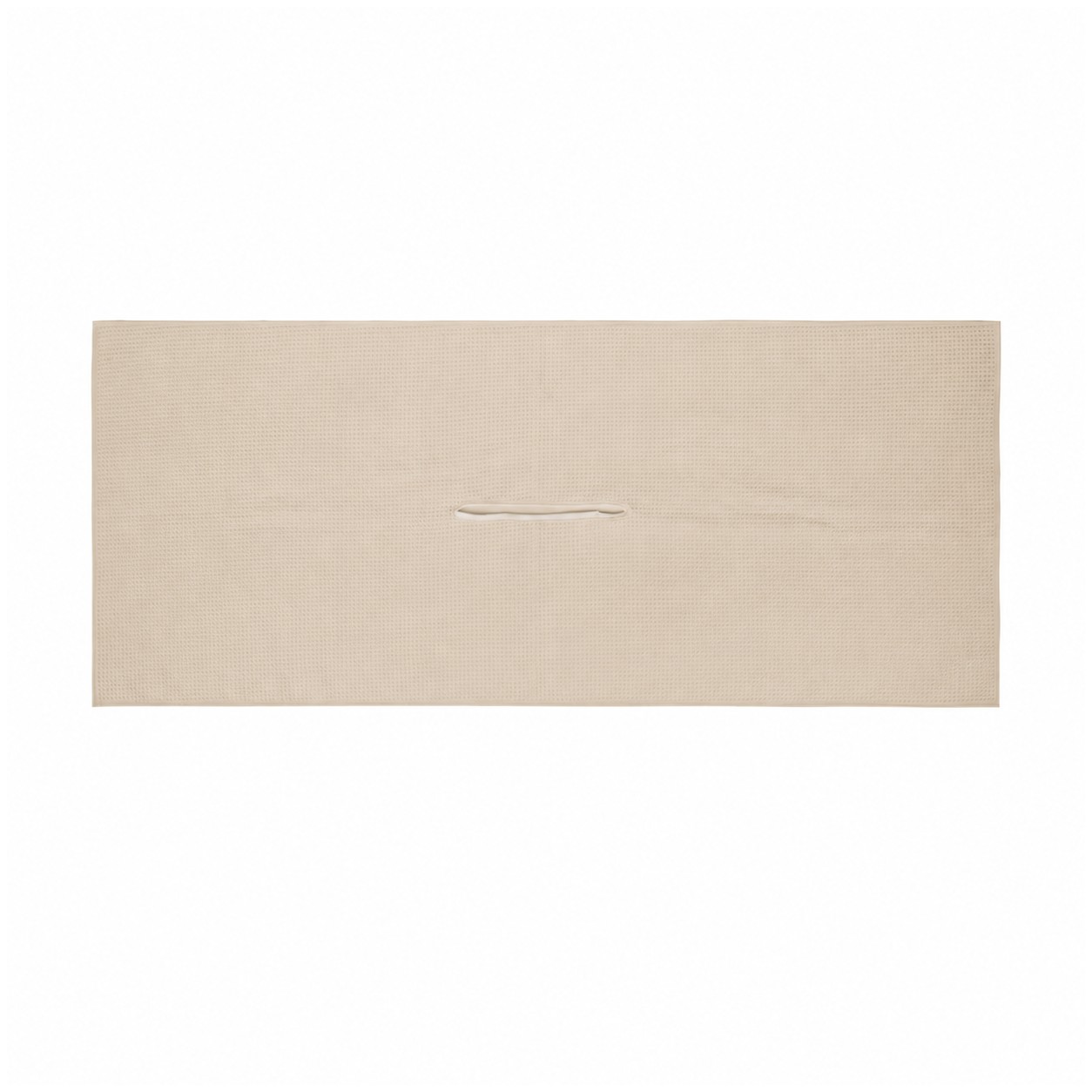 Microfiber Caddie Towel With Club Slit — Natural Beige
