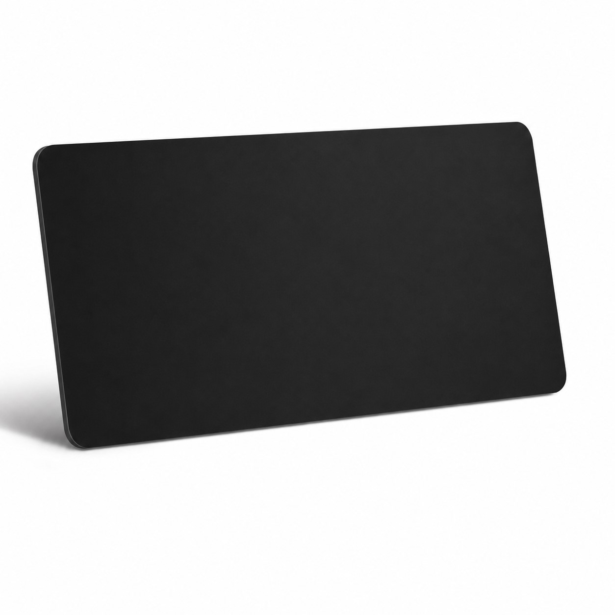 Magnetic Plastic Name Badge — Black