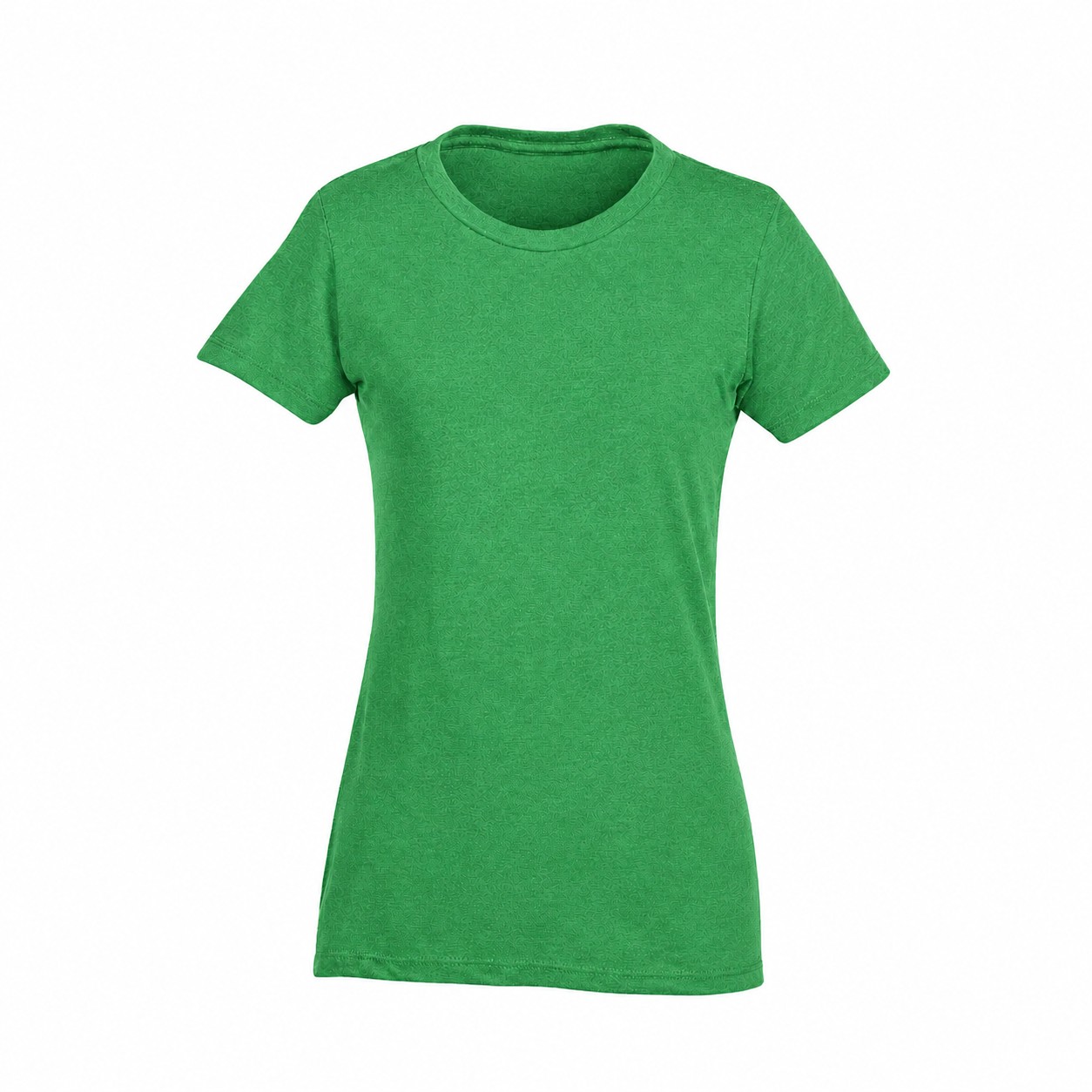 Cotton Polyester Blend Ladies Tee — Green