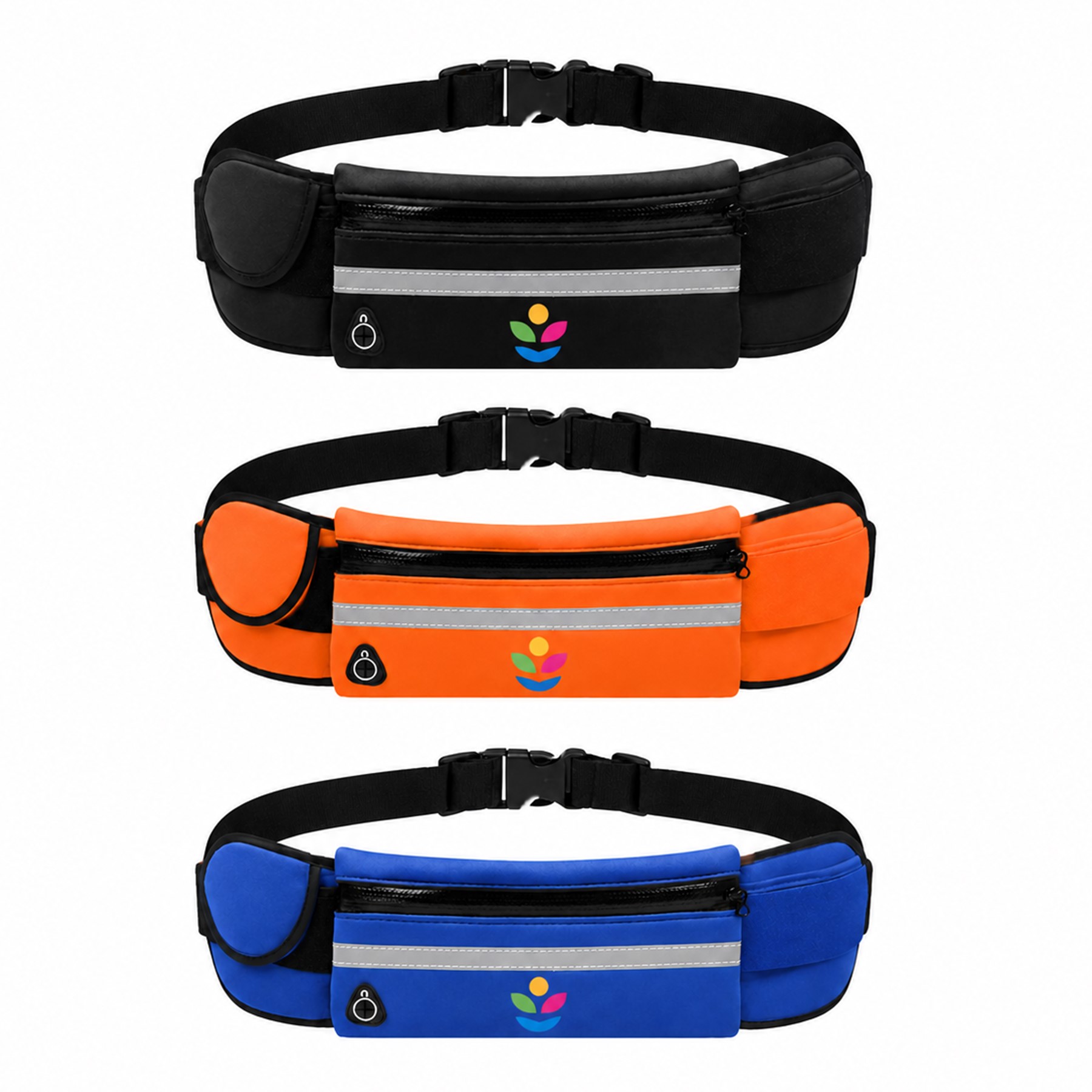 Reflective PVC Fitness Waist Pack