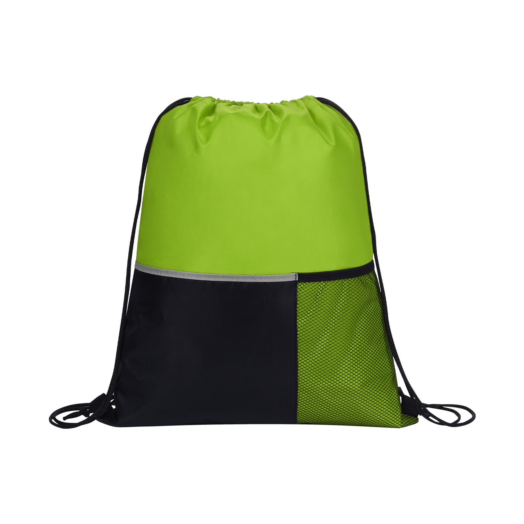 Mesh Pocket Drawstring Bag — view 2