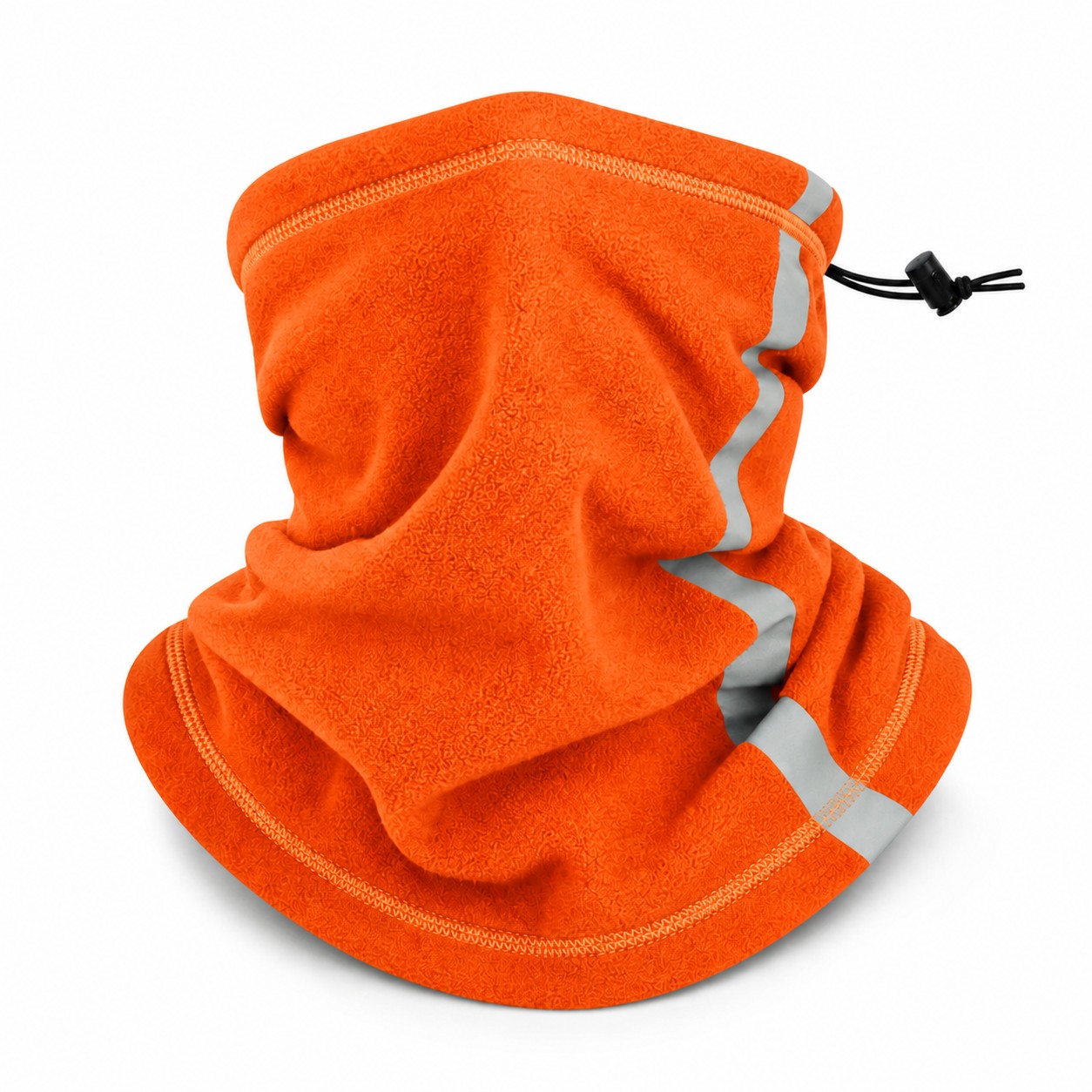 Reflective Safety Bandanna Scarf — Orange