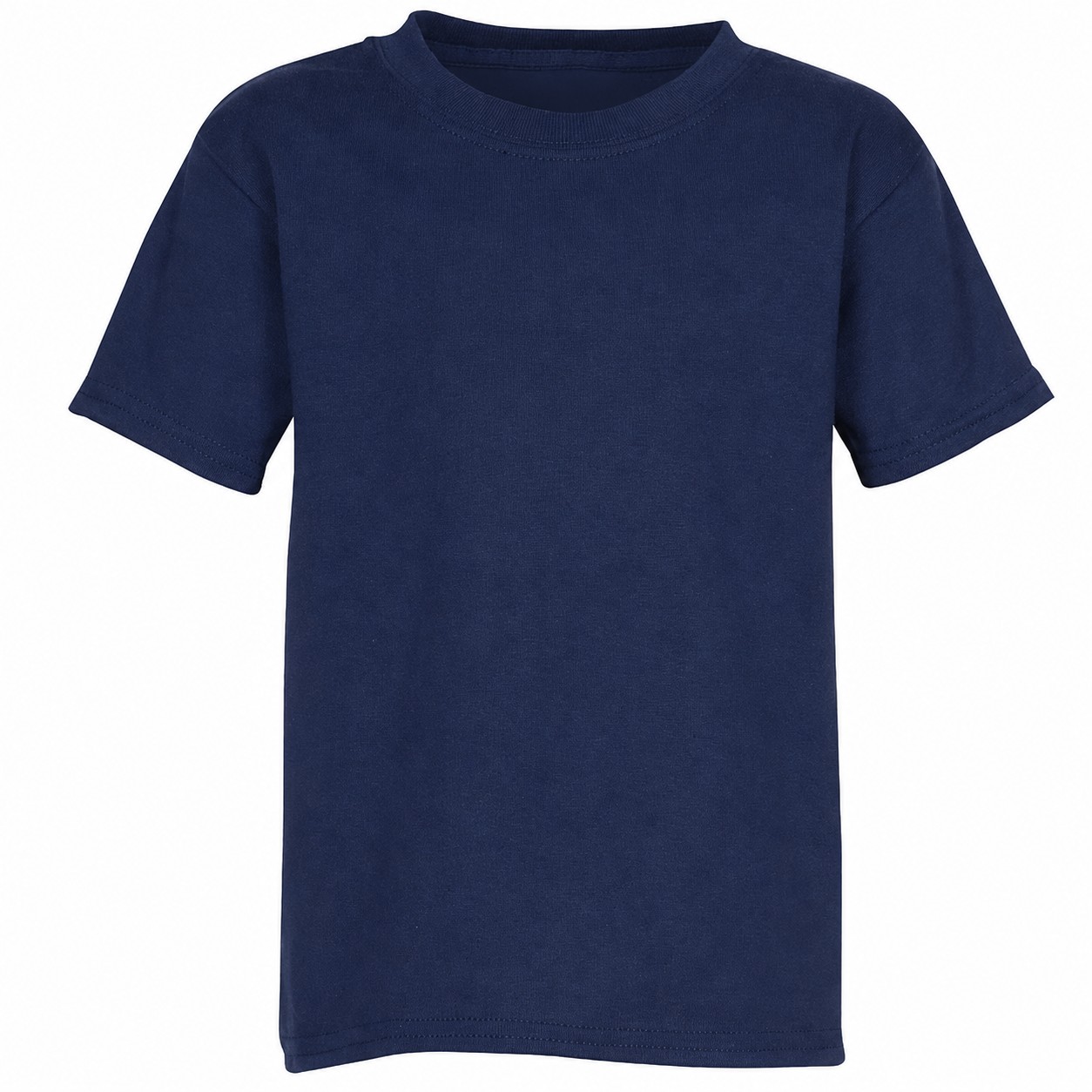 Youth Cotton Polyester Short Sleeve Tee — view 2