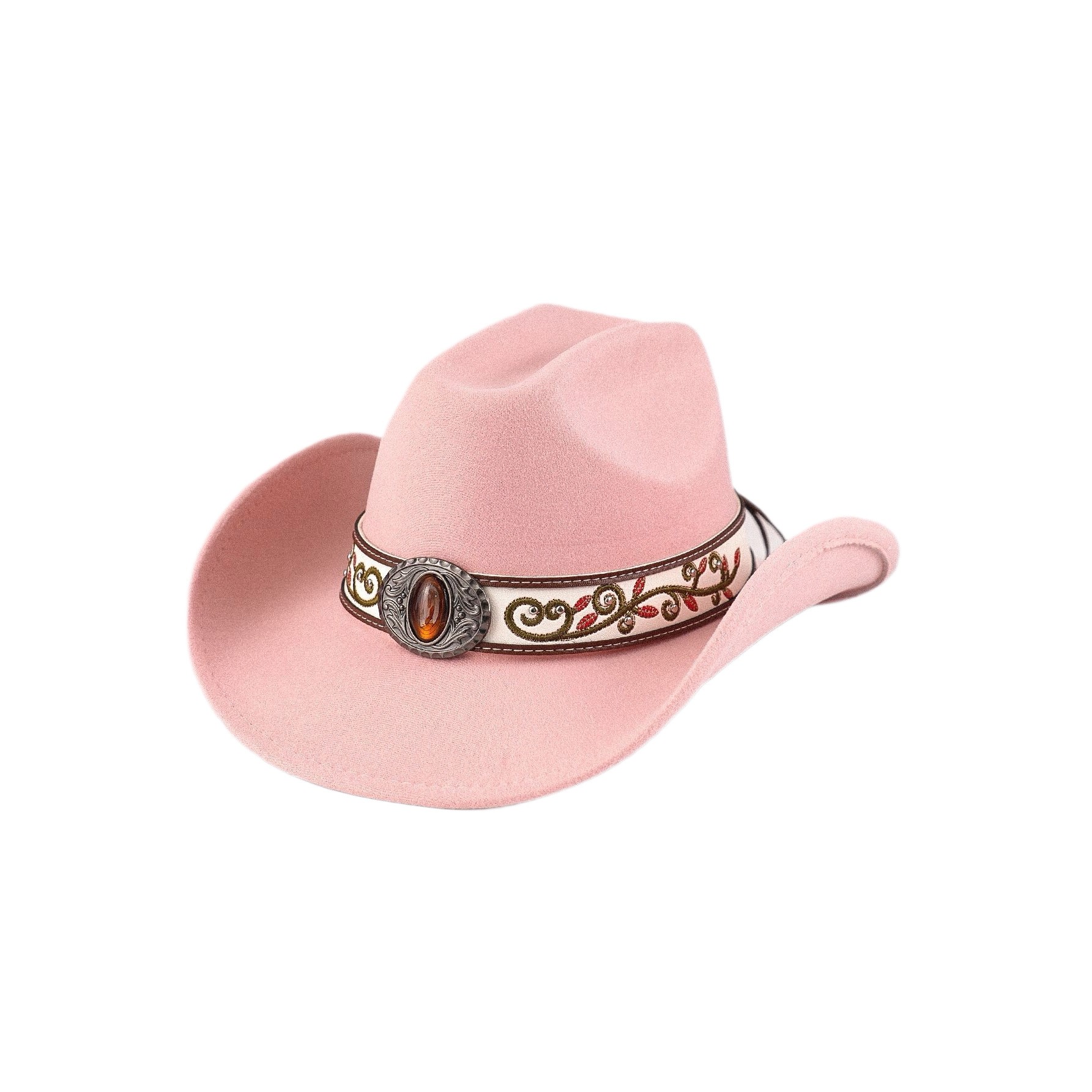 Polyester Felt Cowgirl Hat — view 2