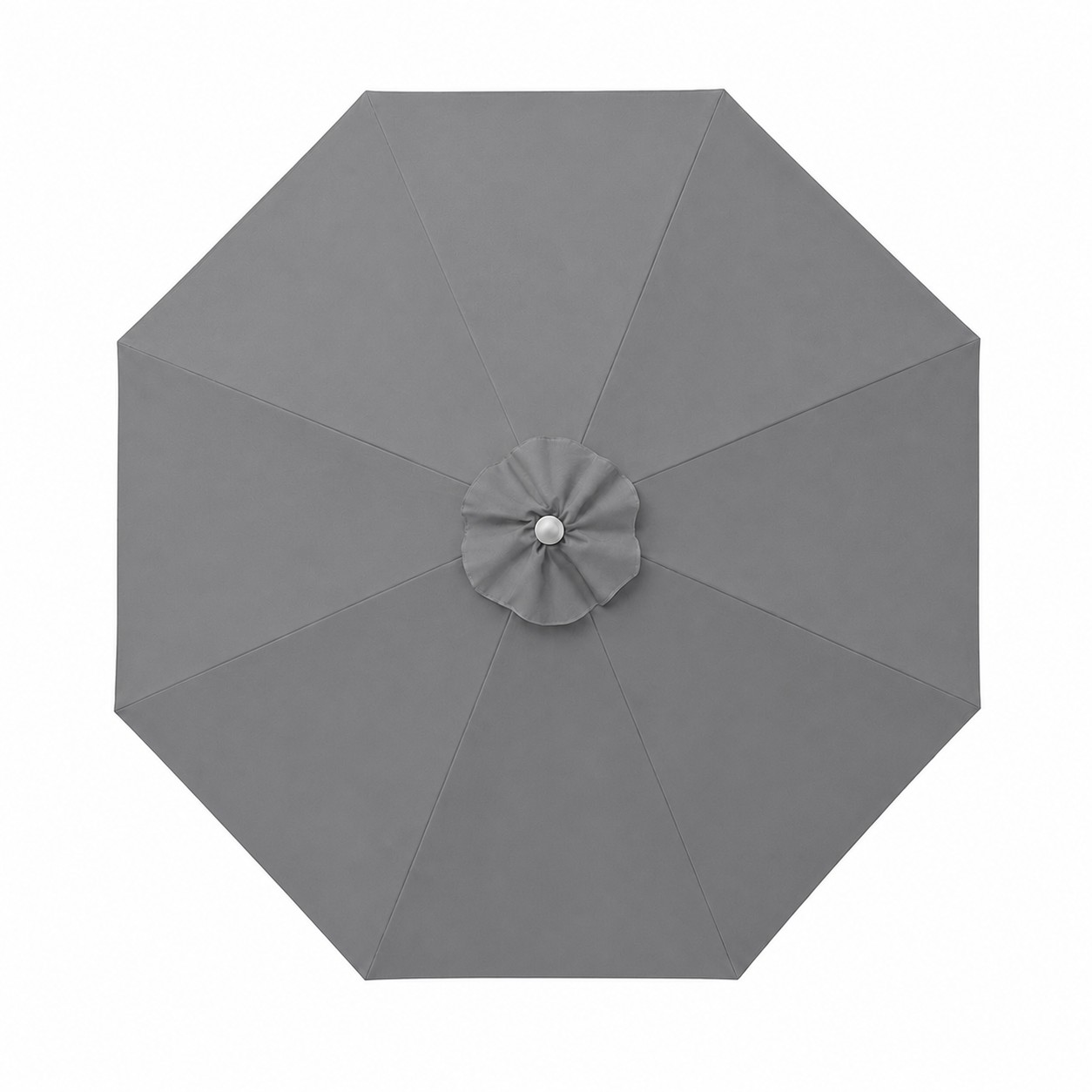 Nine Foot Commercial Market Umbrella — Gray