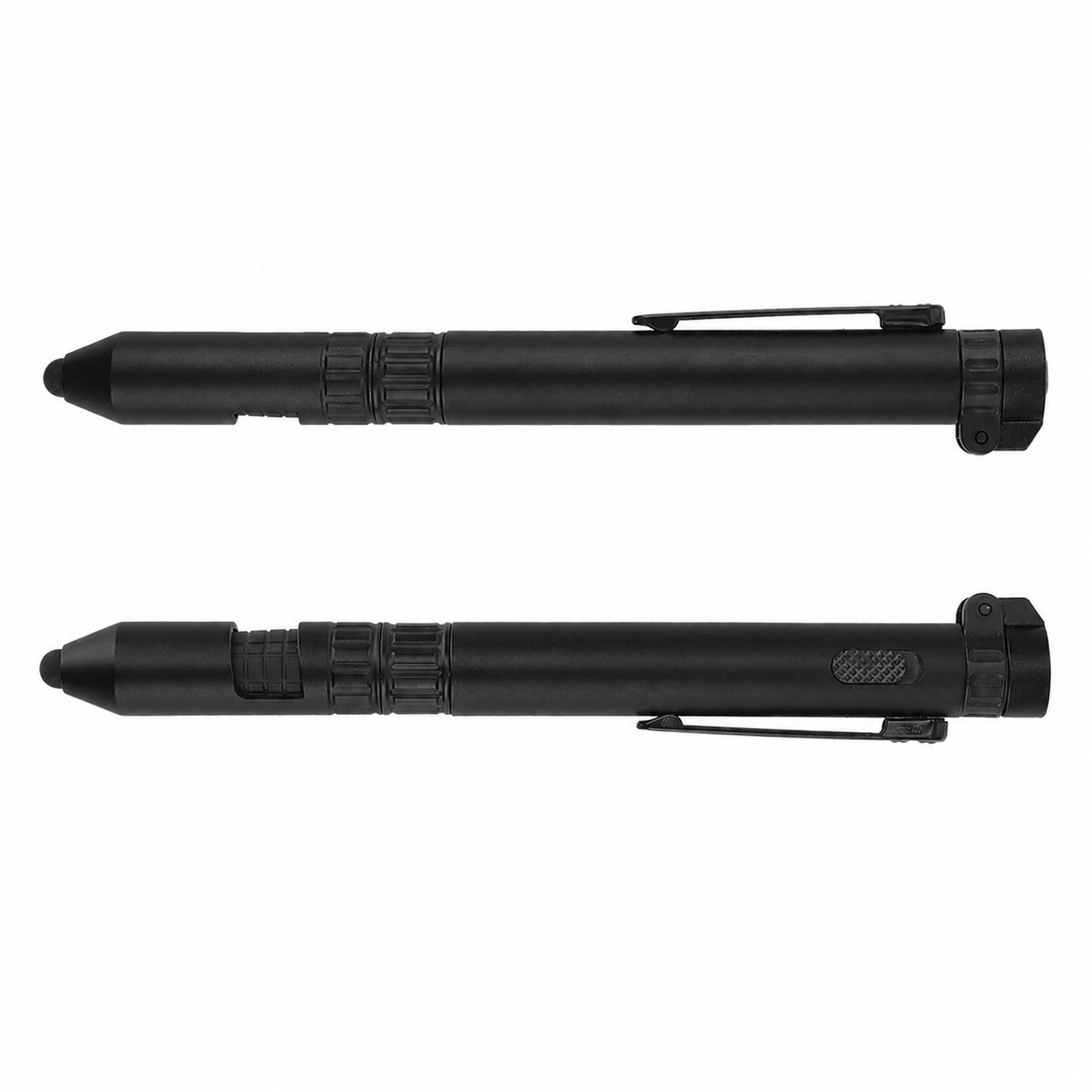 7-in-1 ABS Plastic Multi-Tool Pen — Black