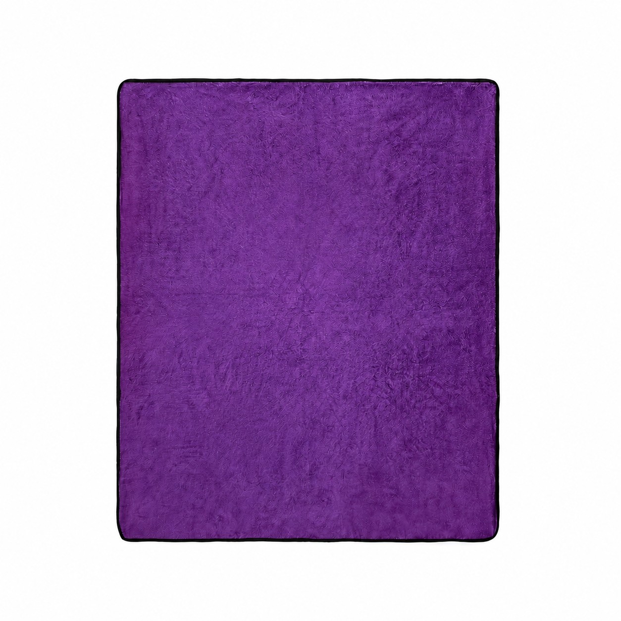 Soft Plush Flannel Throw Blanket — Purple