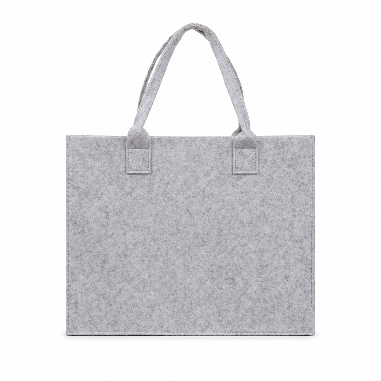 Felt Shopper Tote With Reinforced Handles — view 2