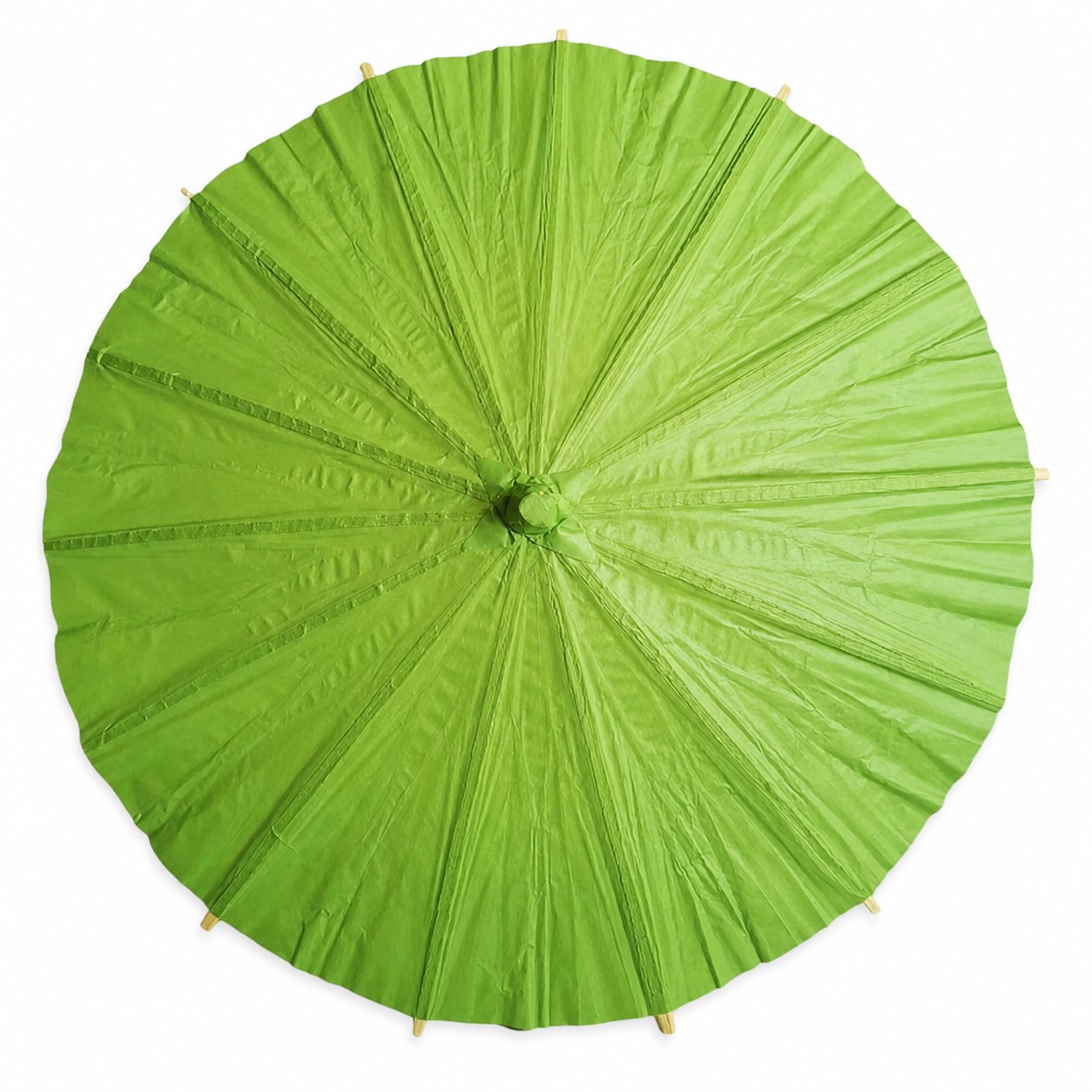 Round Bamboo Paper Parasol Umbrella — view 2