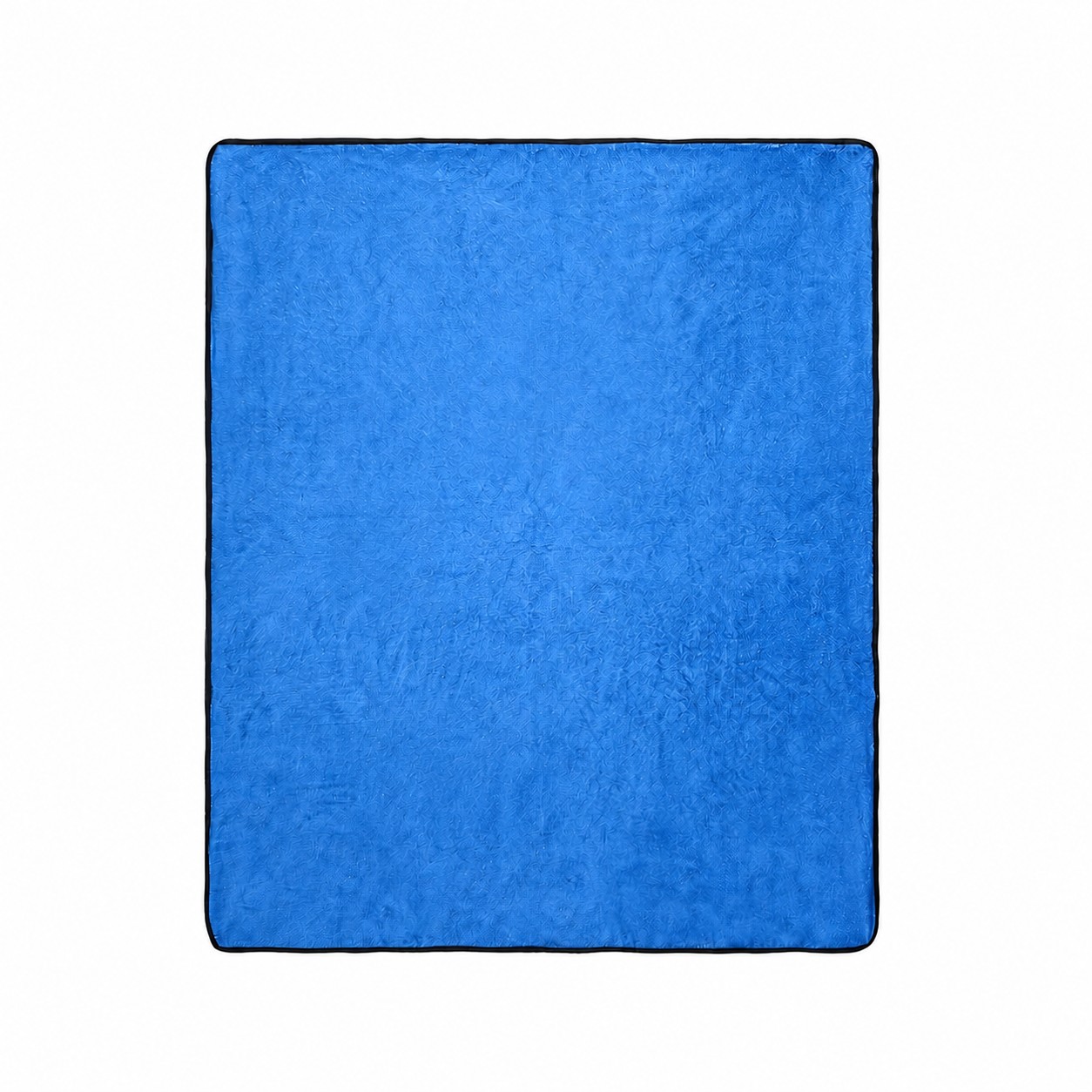 Soft Plush Flannel Throw Blanket — Blue