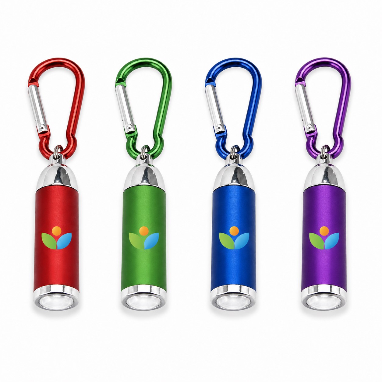 Zoom Beam Metal Keychain Flashlight — view 1