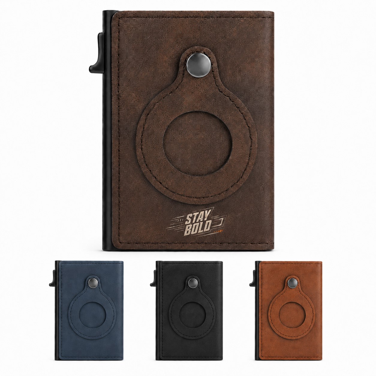 Aluminum Pop Up Card Wallet