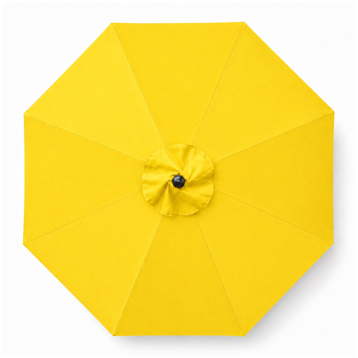 9' Aluminum Market Umbrella Crank Lift — White