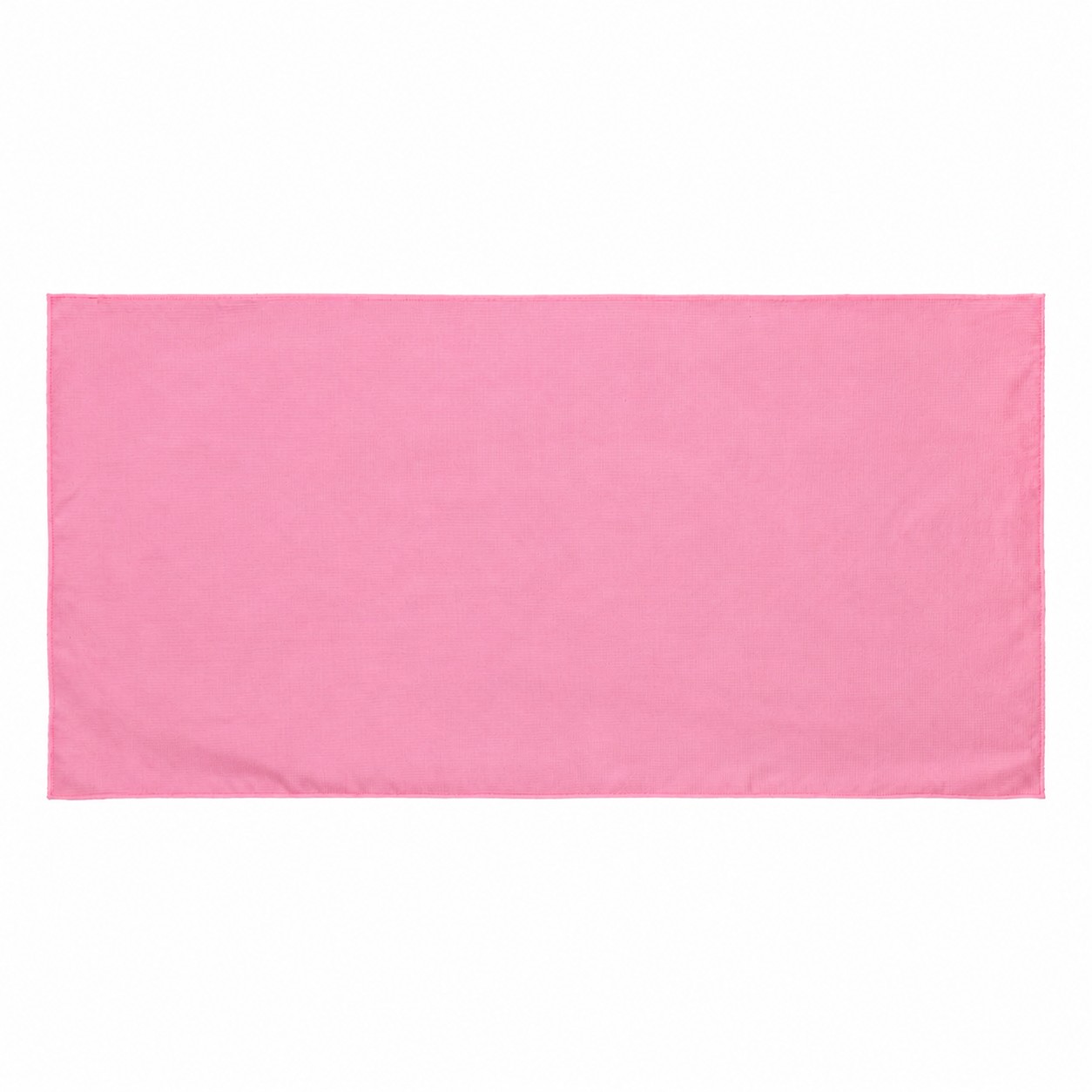 Waffle Weave Beach Towel — Pink