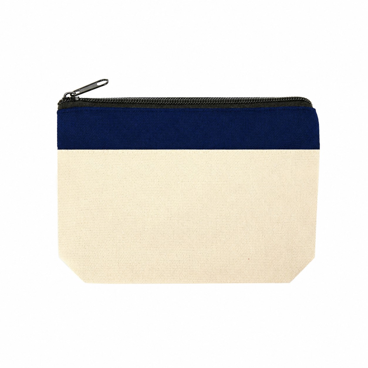 Zippered Storage Travel Pouch — Navy Blue